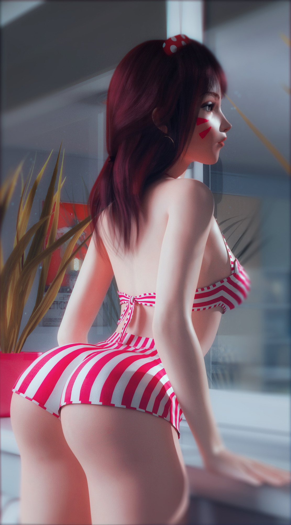 D.va Dva (overwatch) Overwatch 3d Porn Sexy Swimsuit Ass Big Booty Teen