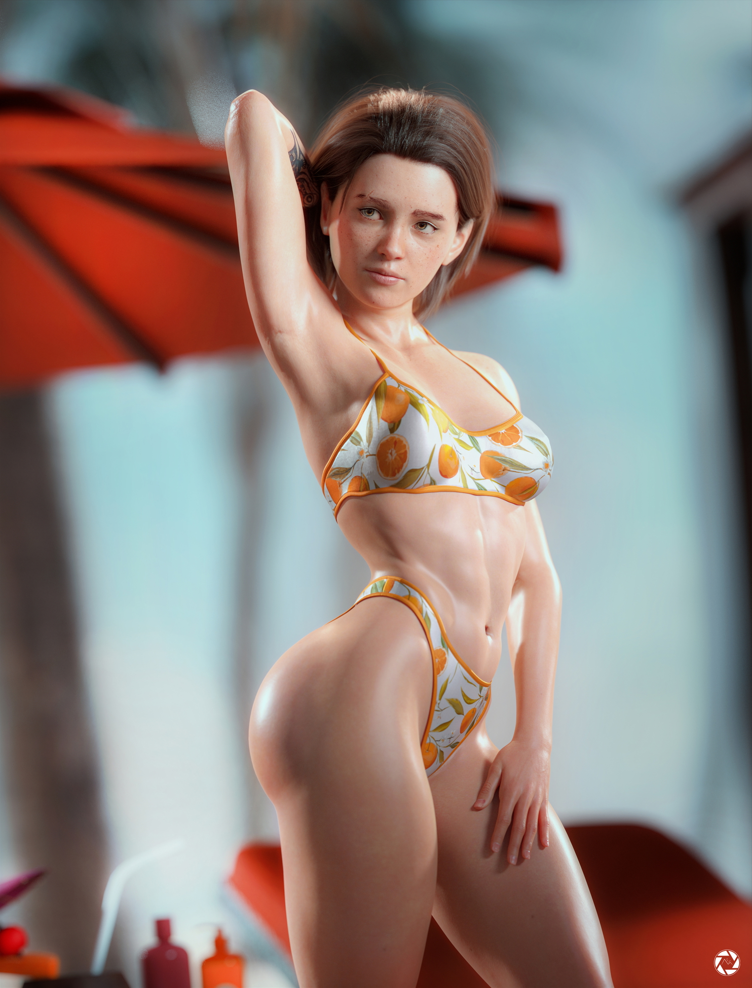 Ellie Williams Ellie (the Last Of Us) The Last Of Us 3d Porn Sexy Swimsuit Ass Big Booty Teen Abs Fitness Fit