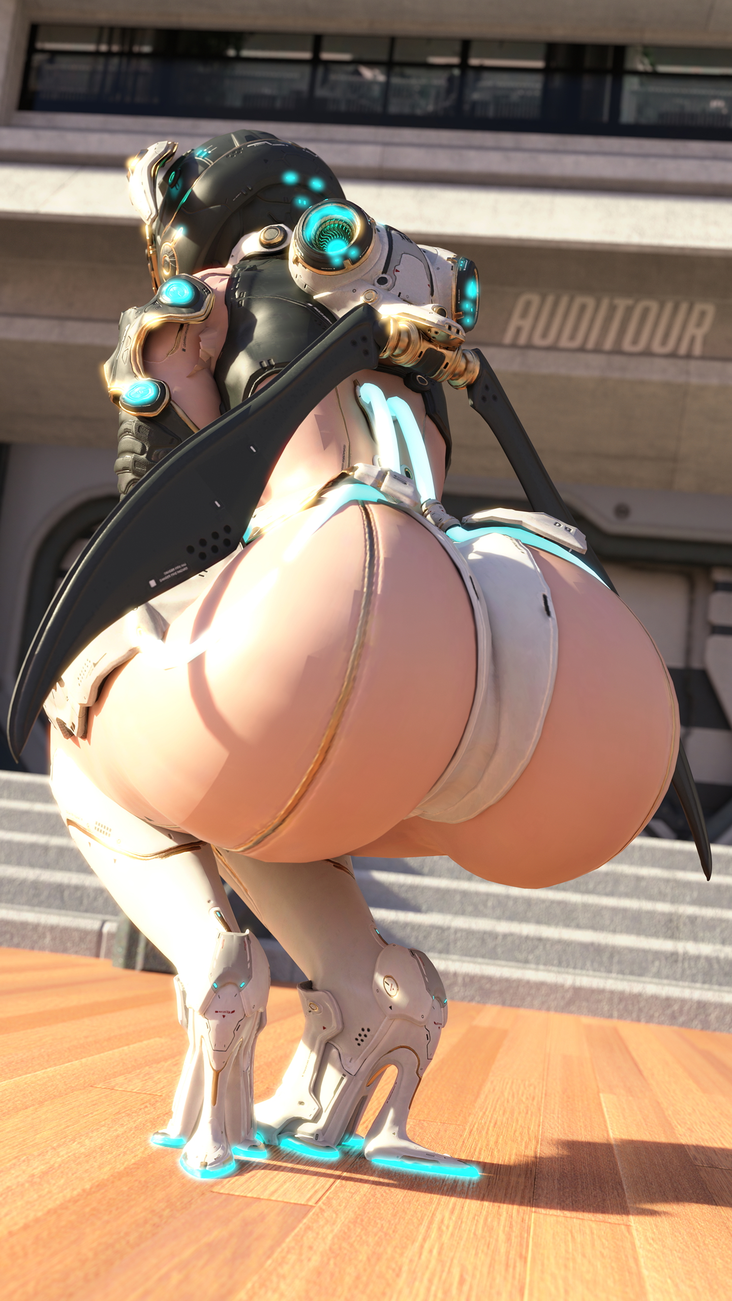 Valby Crouching  Huge Breasts Huge Ass Game Tall Giant Abs Muscles