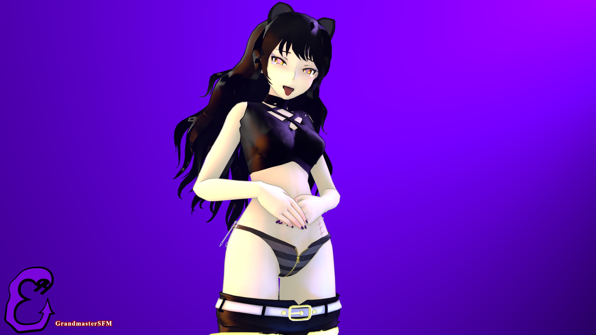 Rwby Rwby Ruby_rose Weiss Schnee Blake Belladonna Yang Xiao Long Source Filmmaker Sfm 3