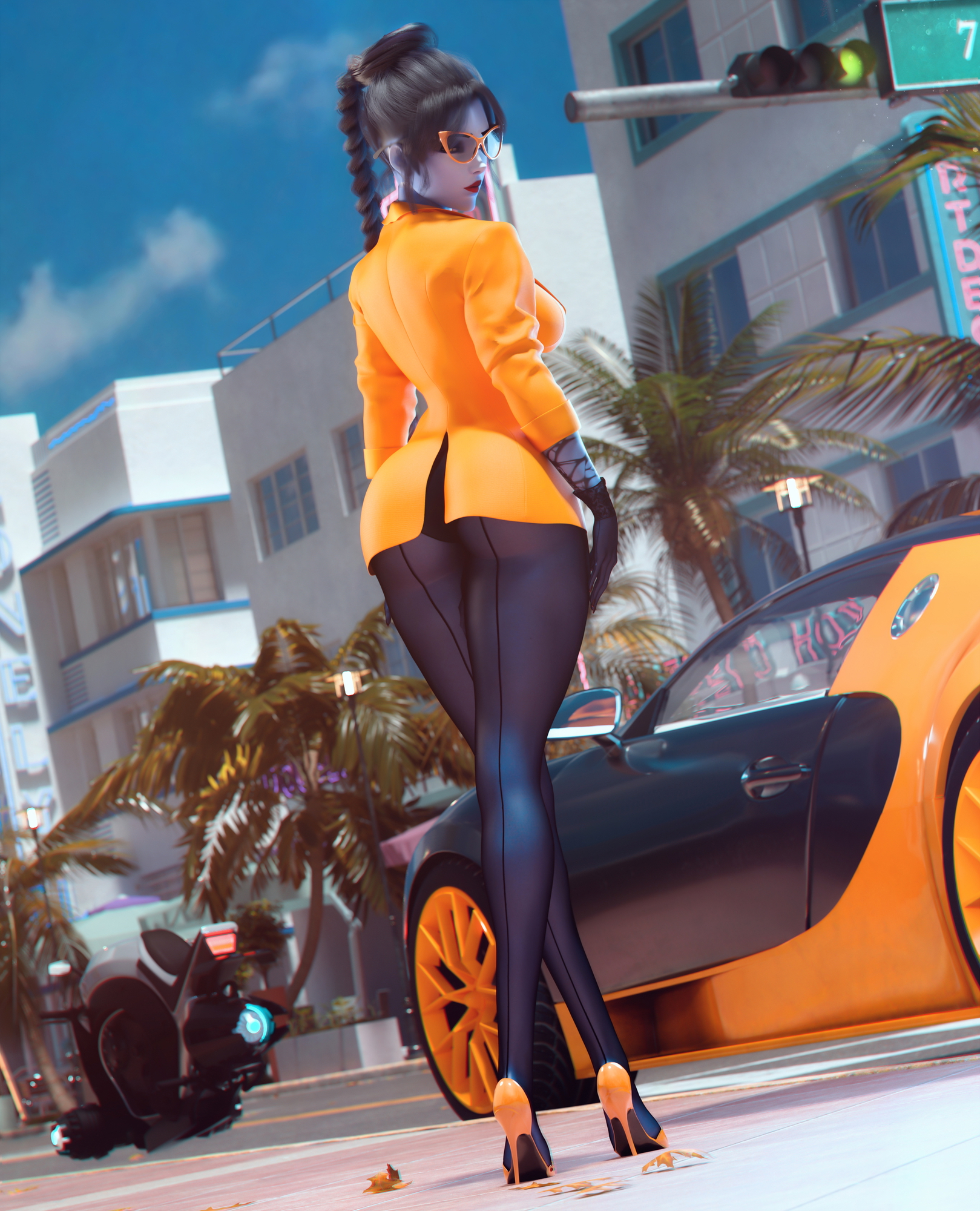 Widowmaker  Street22 Overwatch Widowmaker 3d Porn Fit Ass Big Booty Sexy