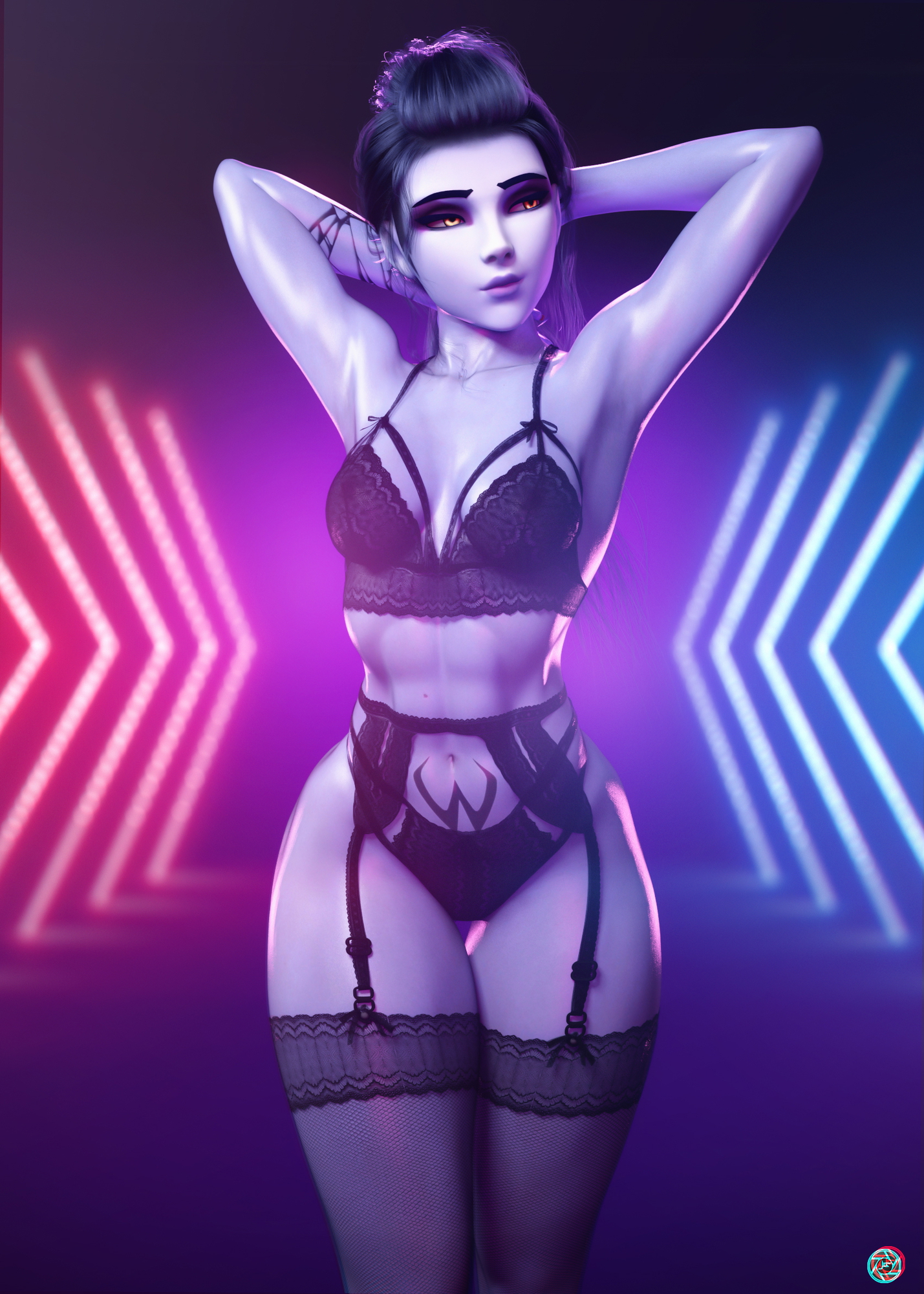 Widowmaker LGSC Overwatch Widowmaker 3d Porn Fit Sexy Lingerie
