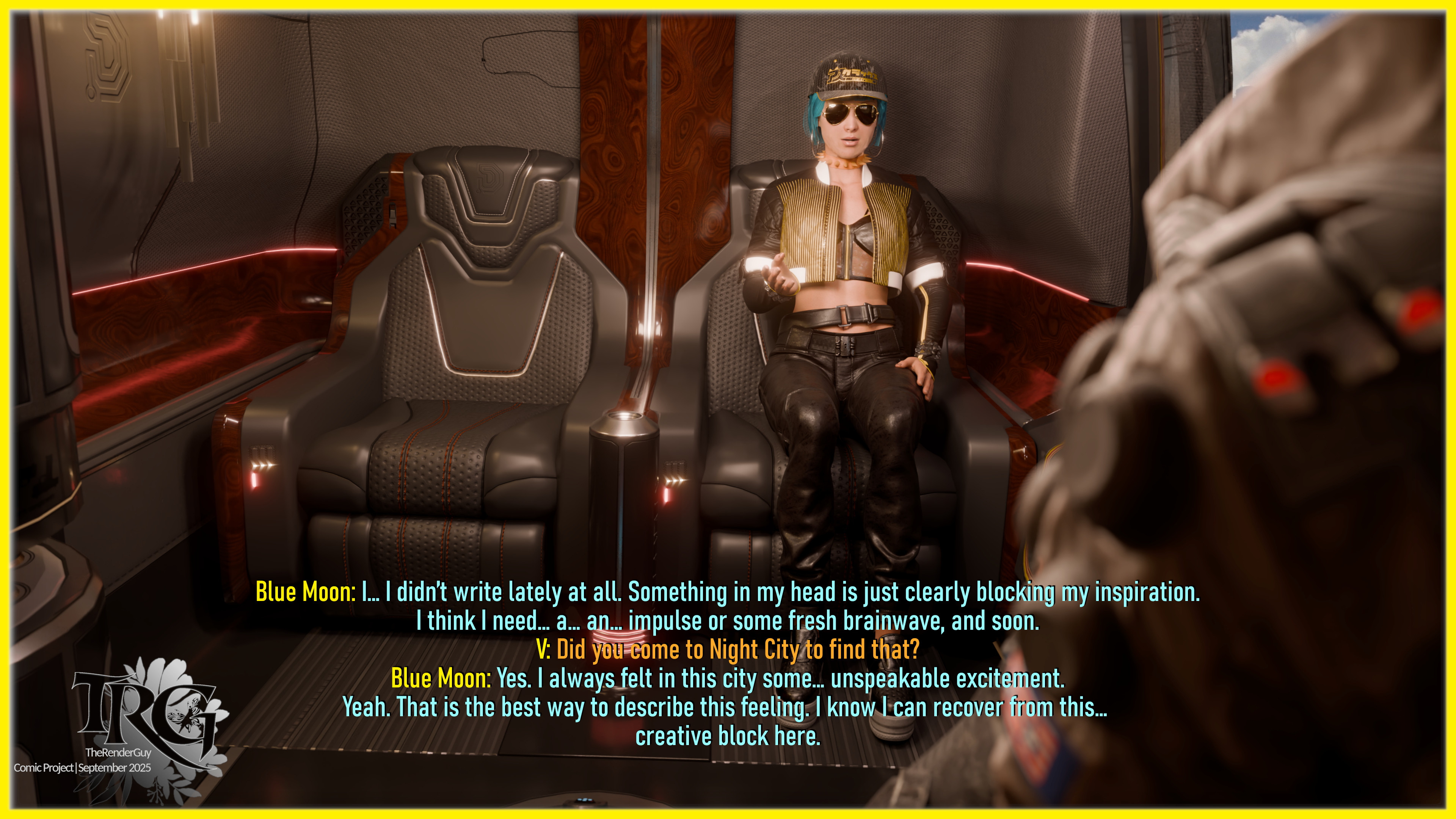 Once in a Blue Moon  in Night City   Scene 2  Page 23