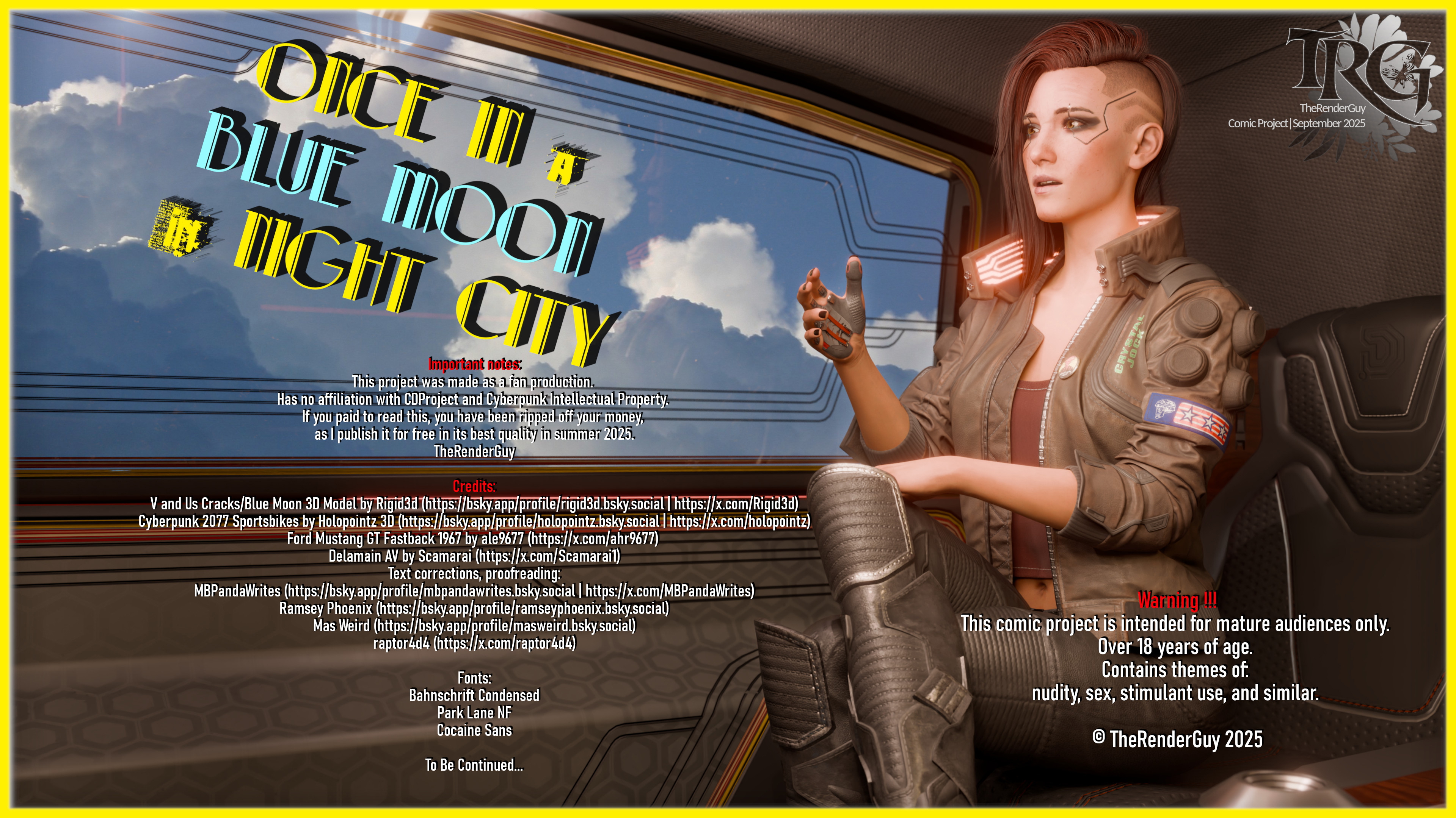 Once in a Blue Moon  in Night City   Scene 2  Page 26