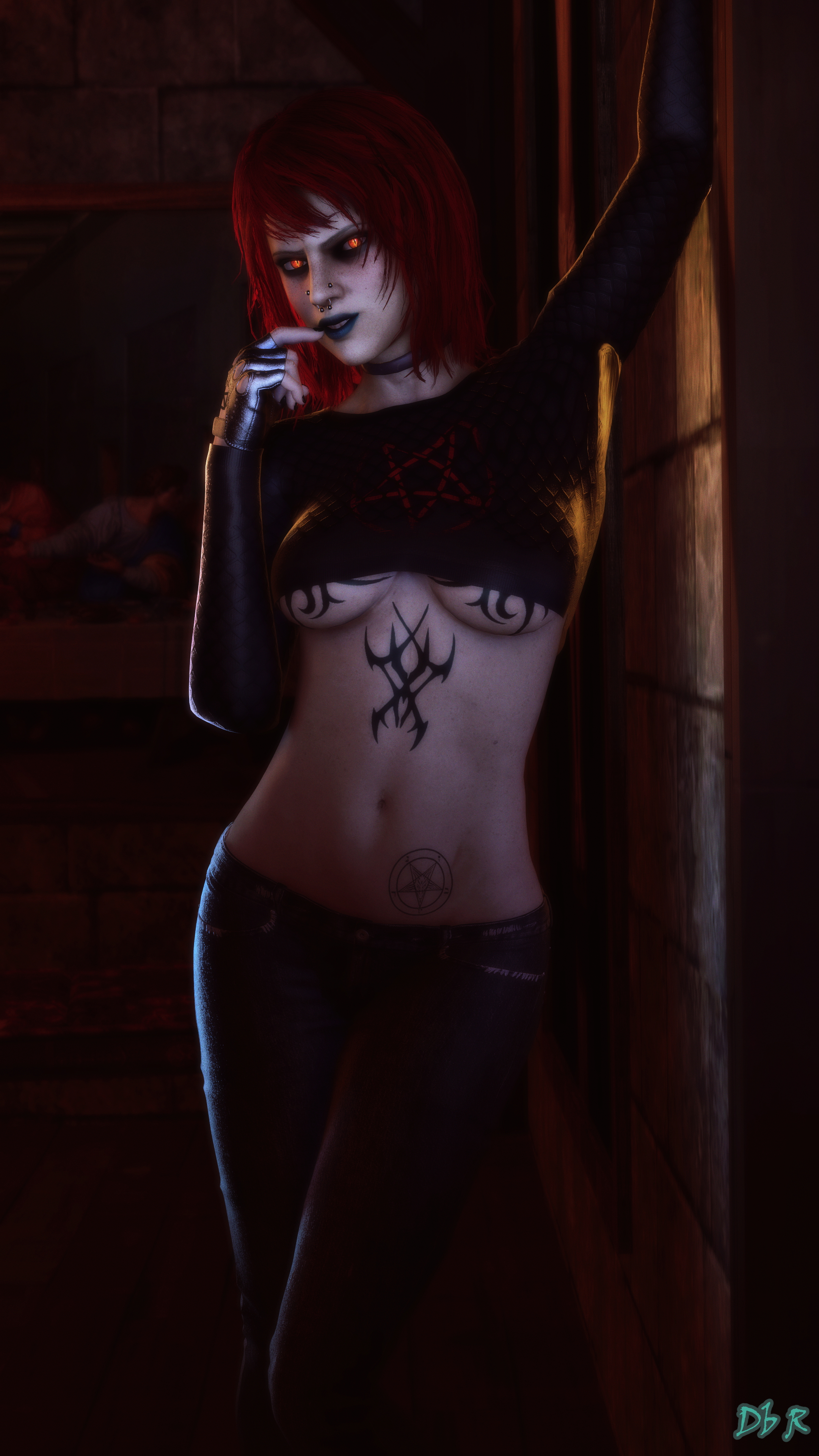 No  I m Not Heather (Sextape in Hell) Heather Morrison Sextape In Hell Photoshoot Sfm Source Filmmaker Nsfw Big Tittied Goth Girlfriend Original Character Original Series