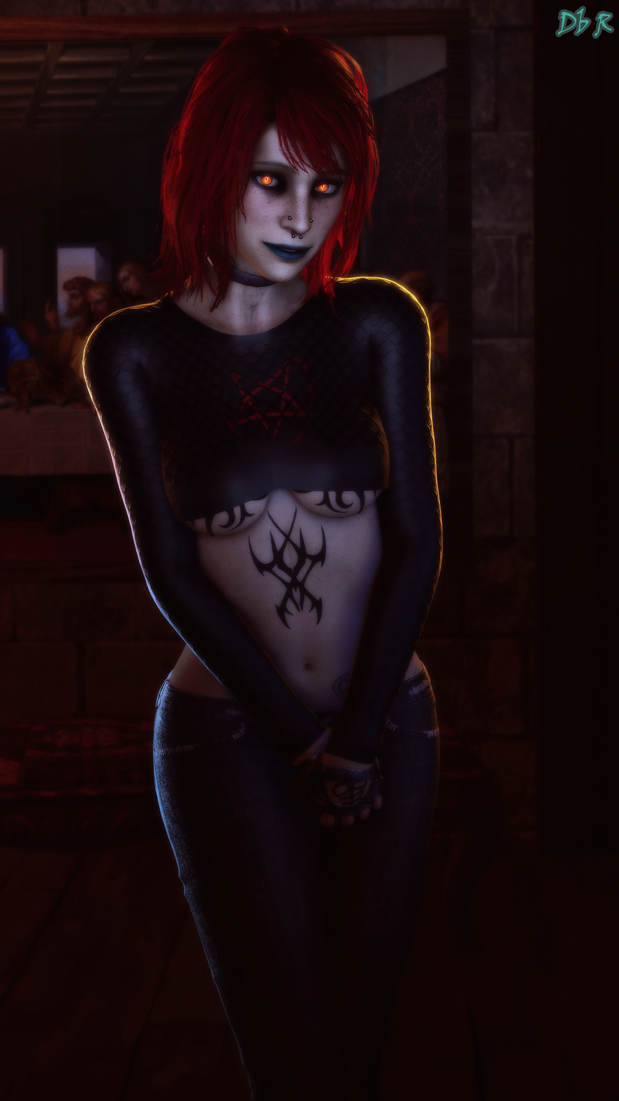 No  I m Not Heather (Sextape in Hell) Heather Morrison Sextape In Hell Photoshoot Sfm Source Filmmaker Nsfw Big Tittied Goth Girlfriend Original Character Original Series 2