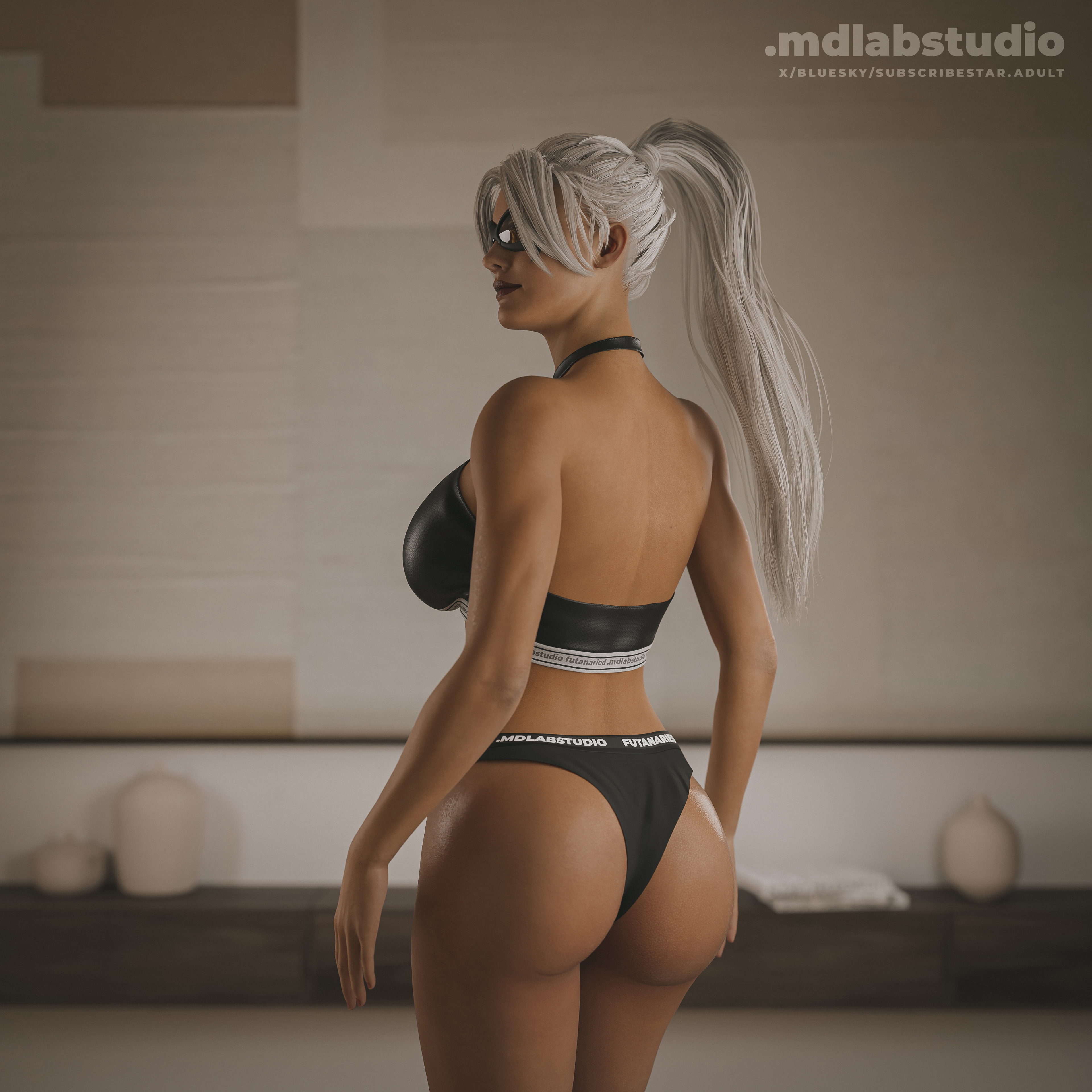 Felicia in Bedroom Black Cat Marvel 