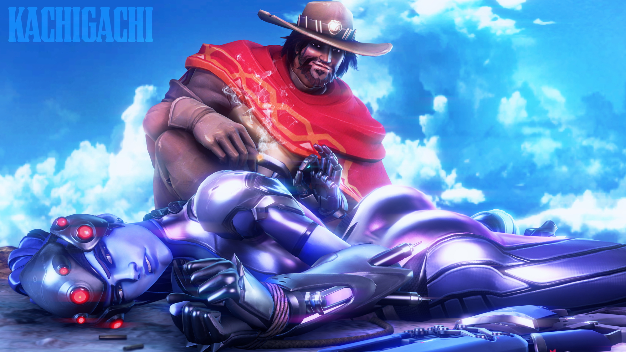Widowmaker | Captured Overwatch Widowmaker Bondage Bdsm Ass