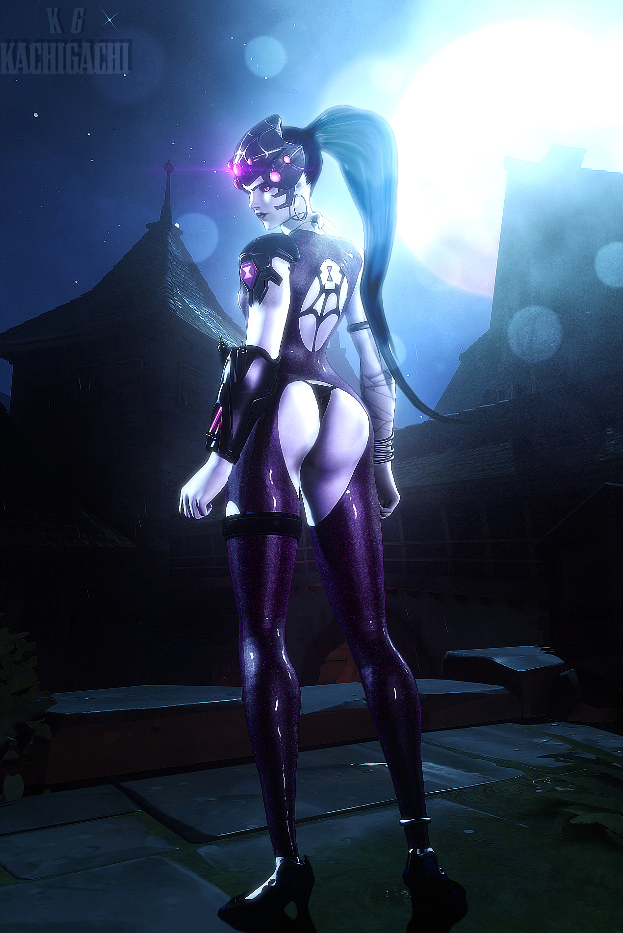 Widowmaker | Spider Overwatch Widowmaker Pinup Ass Halloween