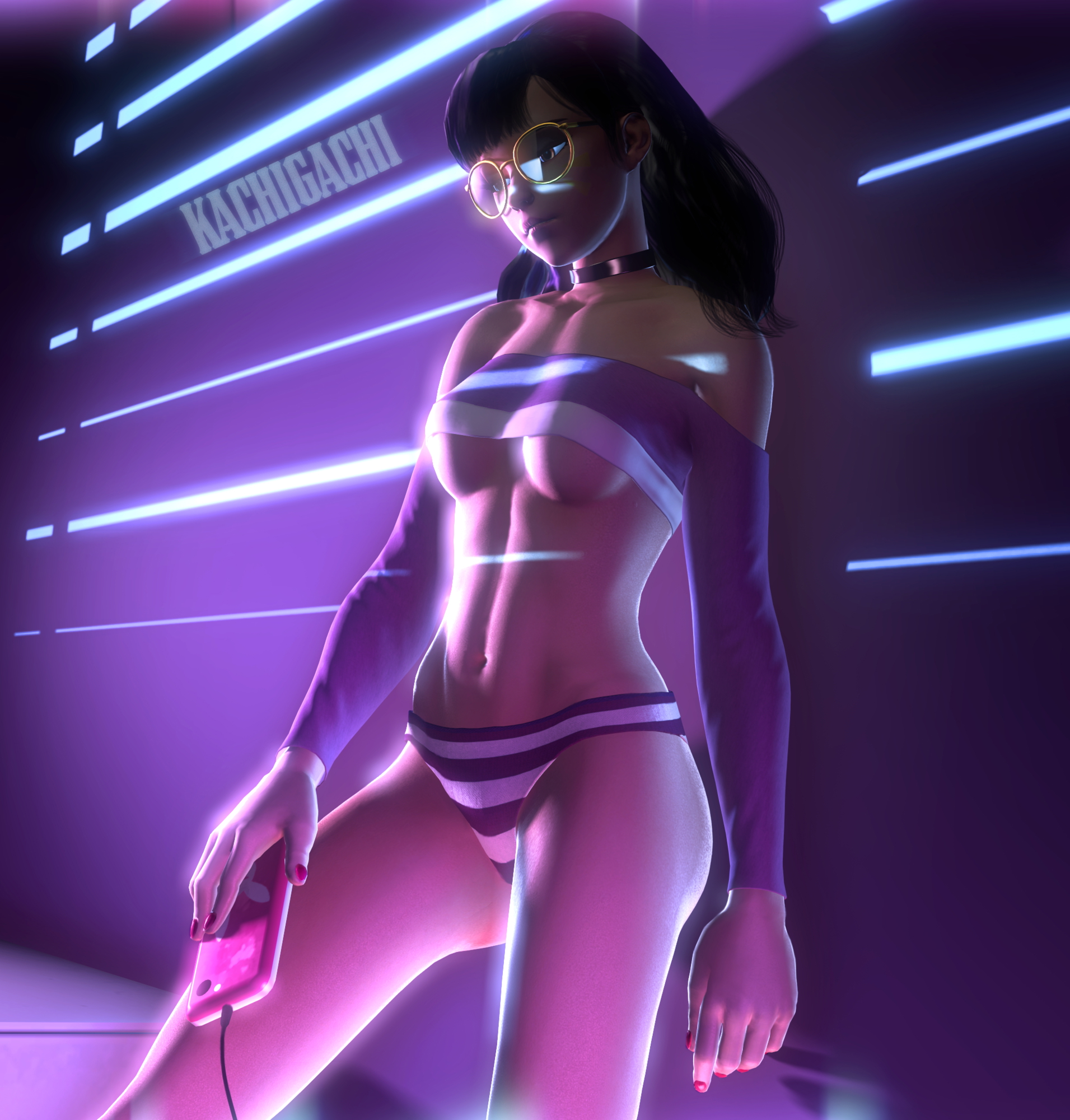 D.Va Overwatch Dva (overwatch) D.va Pinup Panties Glasses Tits