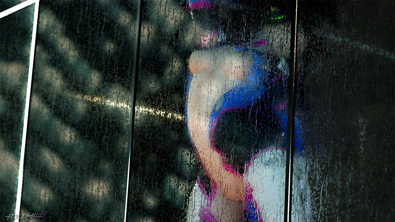 DVa Window Pop Out Overwatch Dva (overwatch) 3d Porn Half Naked Sexy Pussy Pose Natural Boobs Natural Tits