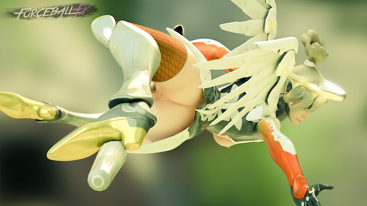Mercy staff Overwatch Mercy 3d Porn Butt Hole Ass Booty Half Naked Big boobs Natural Tits Pussy