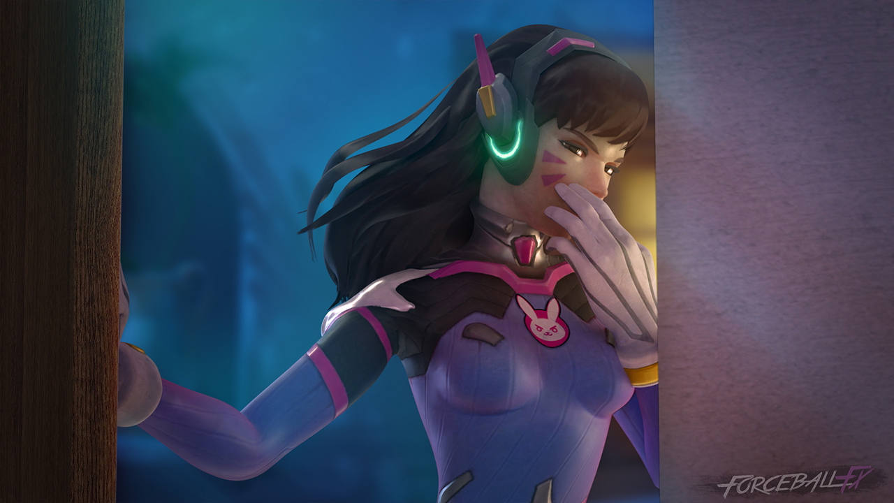 Sym caught Overwatch Dva (overwatch) Symmetra 3d Porn Natural Boobs Natural Tits Teen Nude Caught Caugh Masturbating Solo Masturbating 2