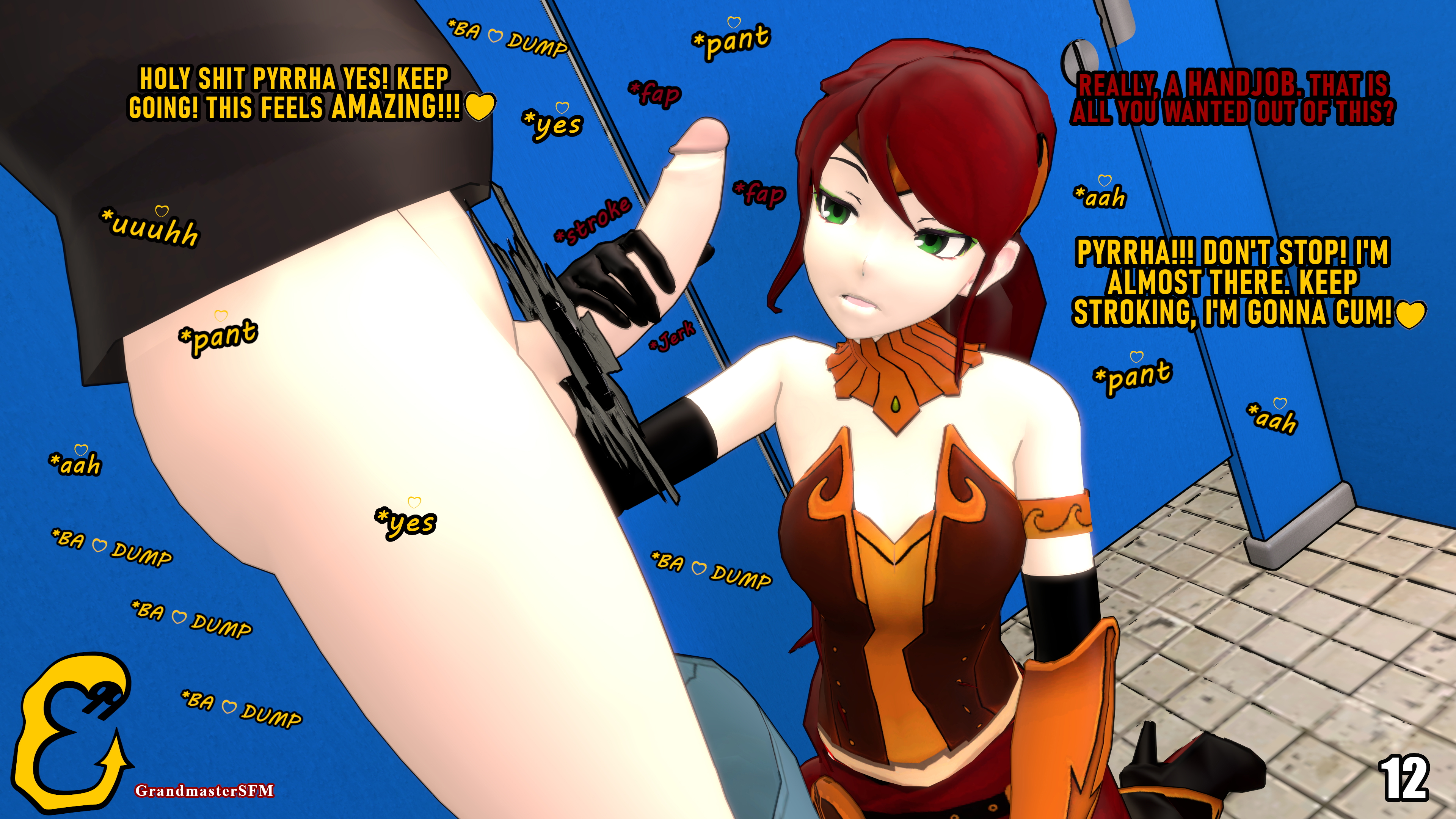 For The Glory Of Nikkos Pyrrha Nikos Jaune Arc Rwby Source Filmmaker Sfm Glory hole Comic Story 12