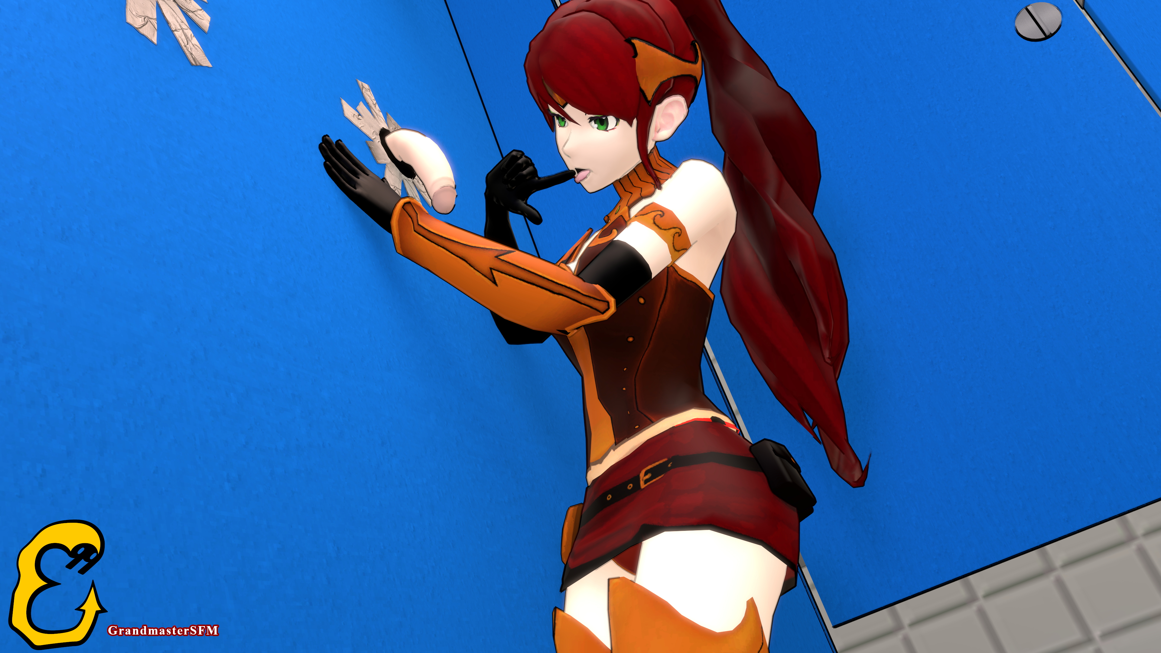 For The Glory Of Nikkos Pyrrha Nikos Jaune Arc Rwby Source Filmmaker Sfm Glory hole Comic Story 17