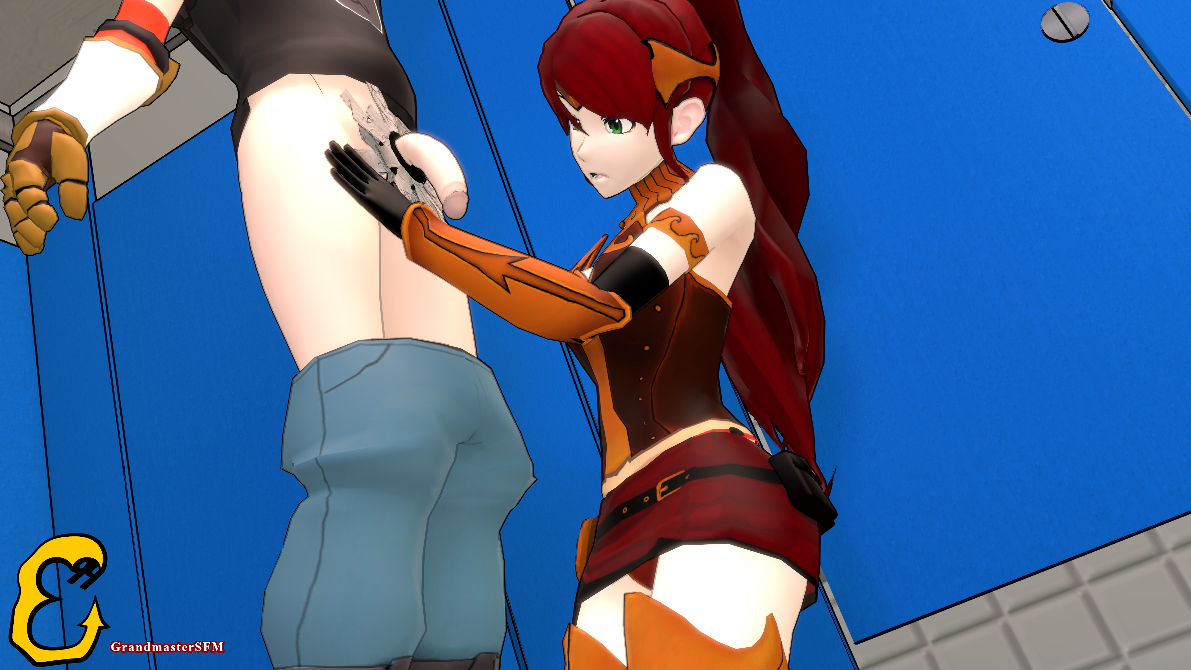 For The Glory Of Nikkos Pyrrha Nikos Jaune Arc Rwby Source Filmmaker Sfm Glory hole Comic Story 20