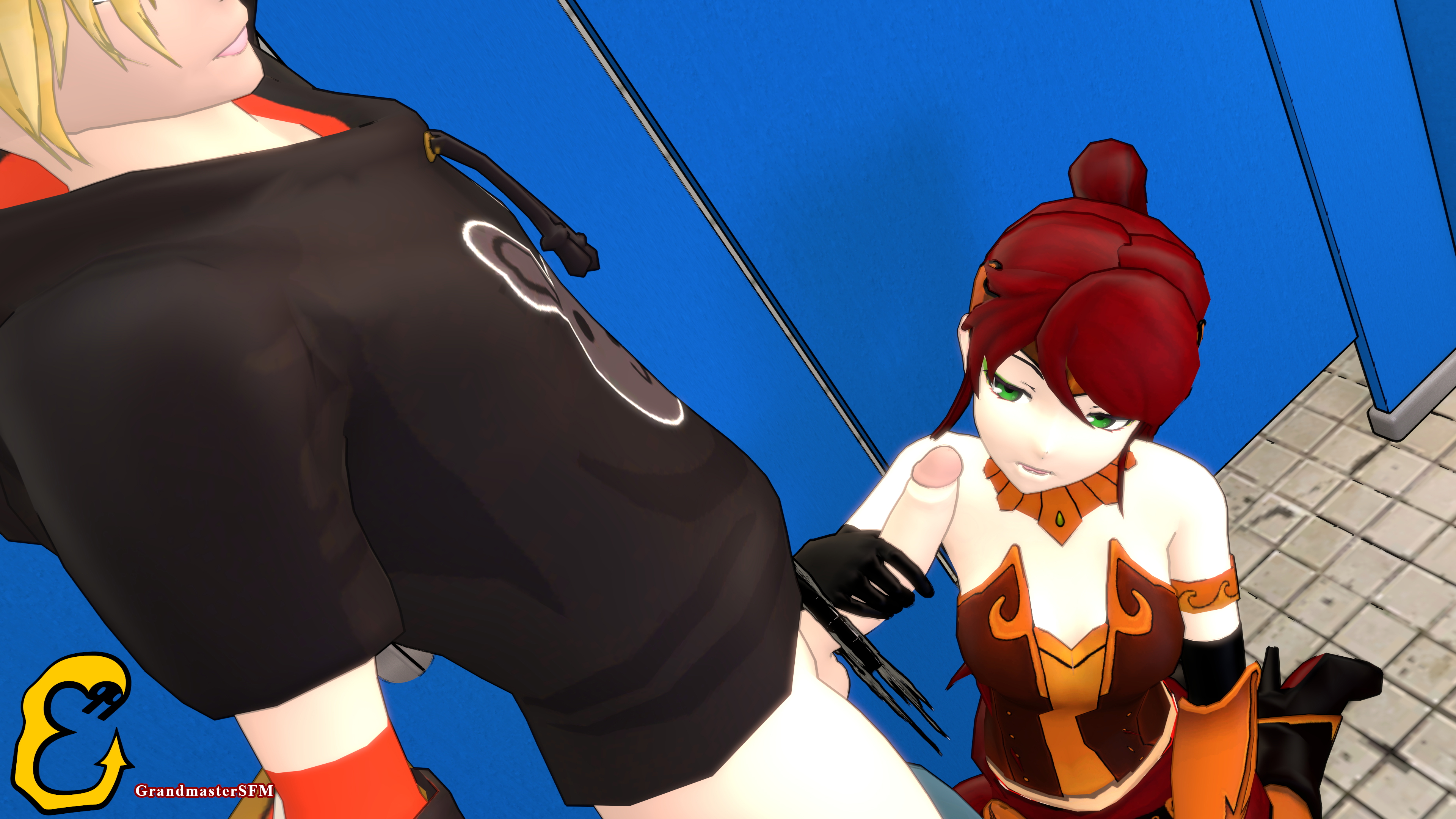 For The Glory Of Nikkos Pyrrha Nikos Jaune Arc Rwby Source Filmmaker Sfm Glory hole Comic Story 27
