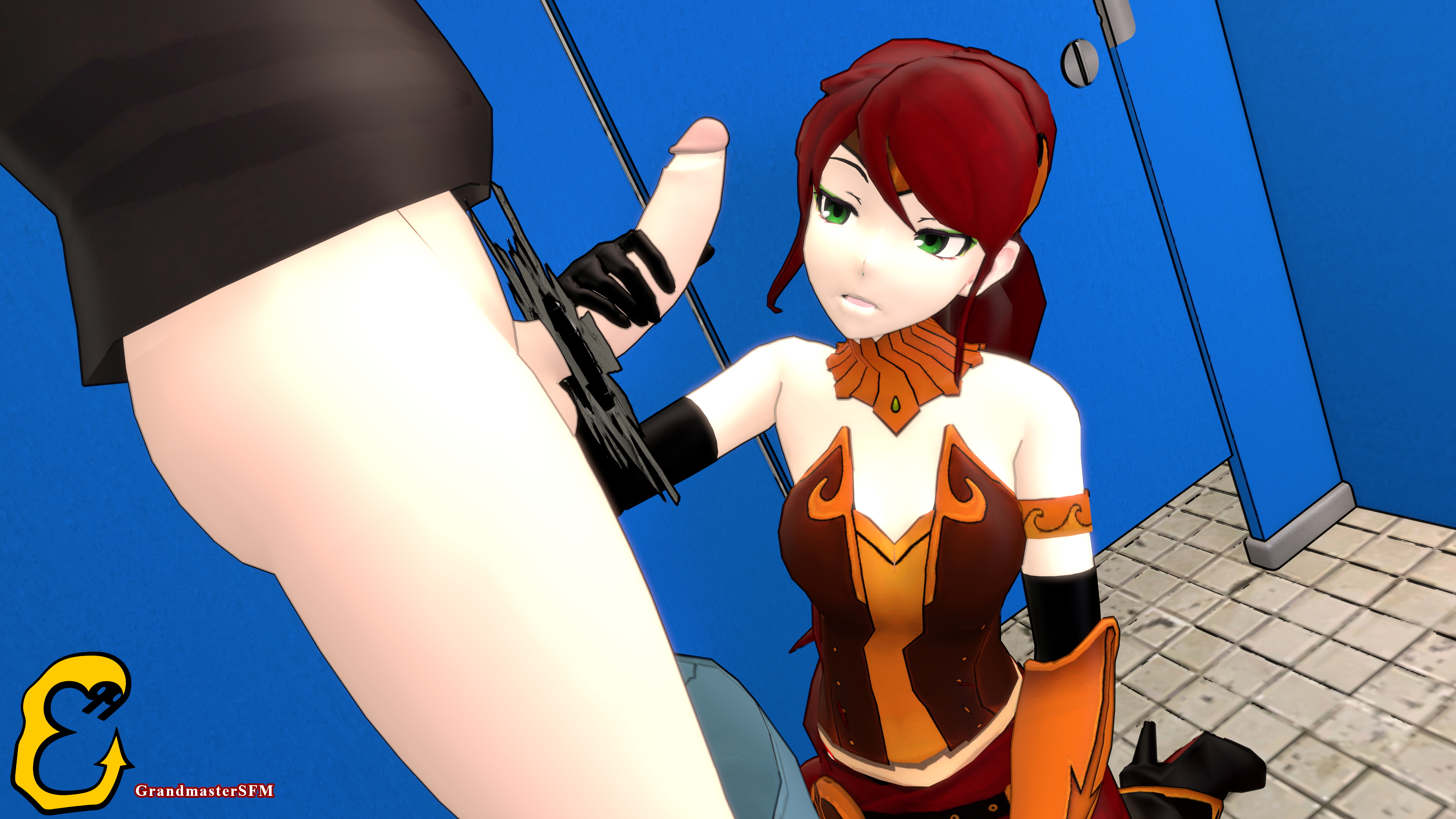 For The Glory Of Nikkos Pyrrha Nikos Jaune Arc Rwby Source Filmmaker Sfm Glory hole Comic Story 28