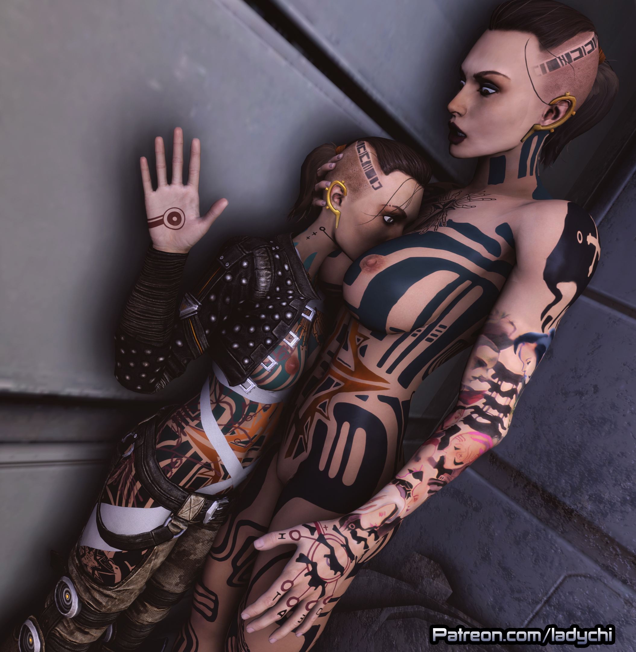 Jack s clone comic Page5  She s alive! Jack Mass Effect Comic Lesbians Bdsm Boobs Pussy Ass Nude Naked Videogame 3