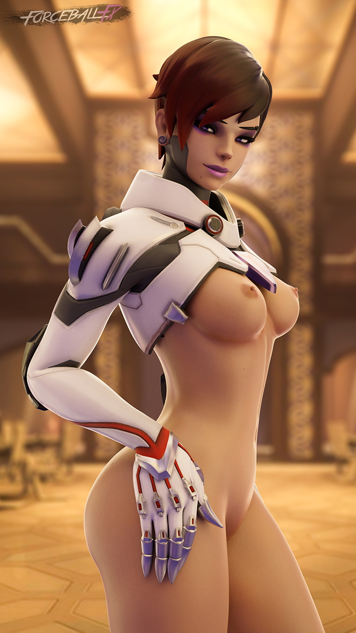 Sombra Talom Overwatch Sombra 3d Porn Nude Naked Natural Boobs Natural Tits Breasts Nipples Pose