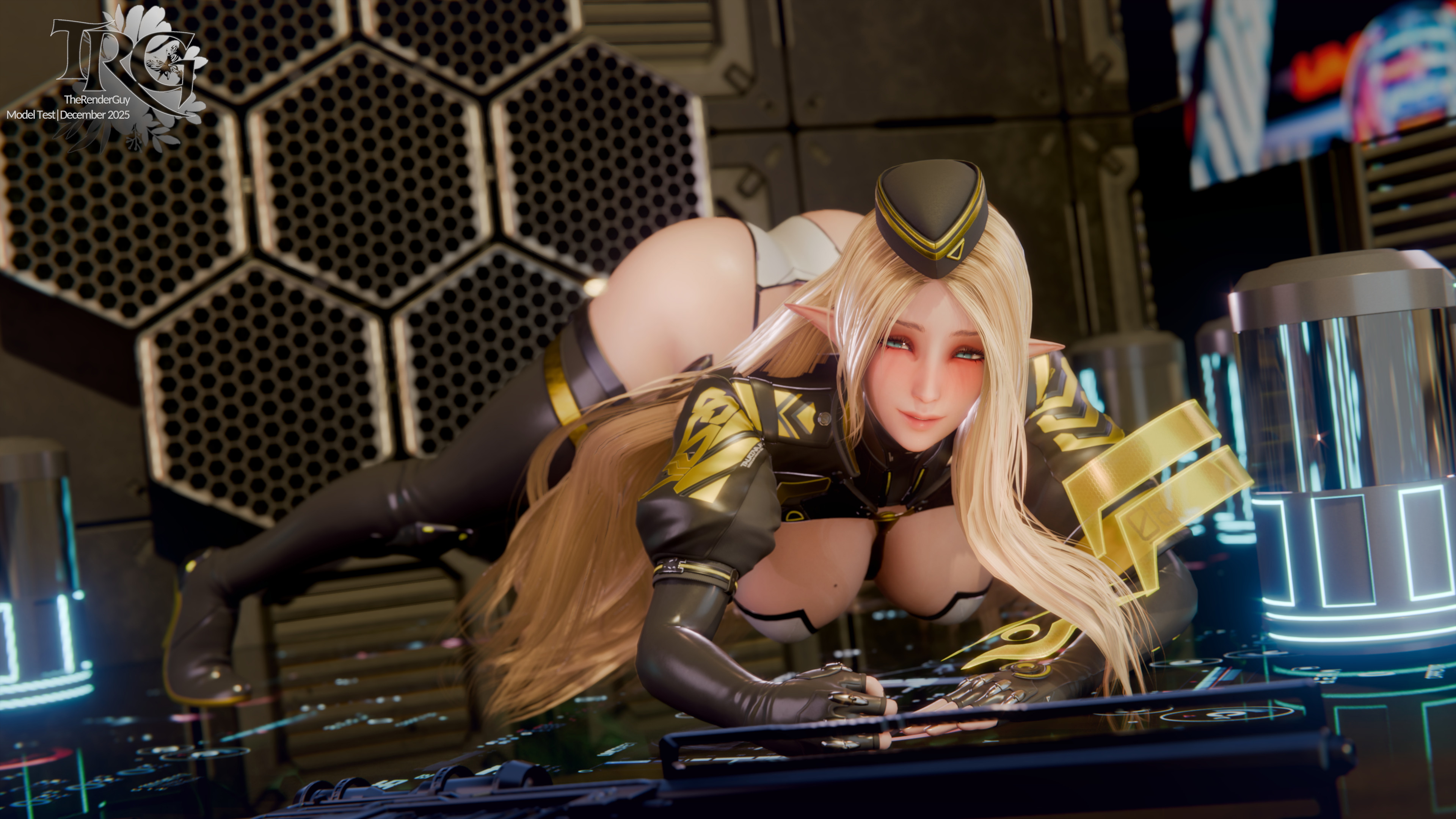 Miss K in Jack-O.Pose  Model Test  UHD  SFW 1