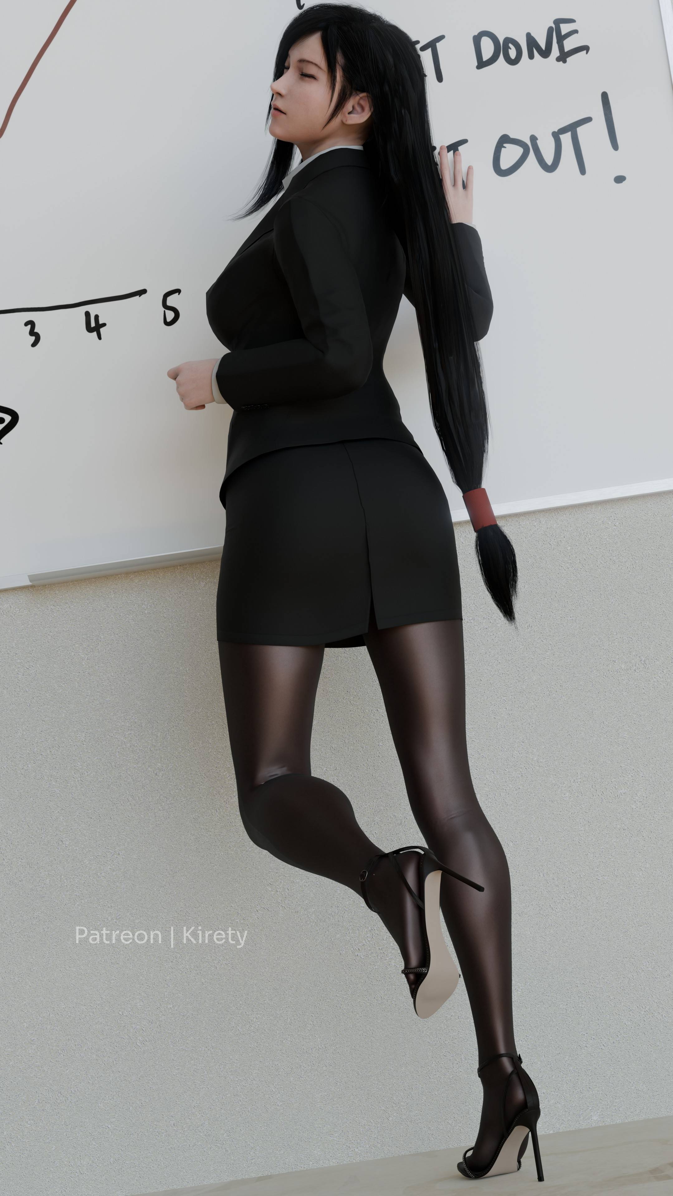 Tifa - Teacher Final Fantasy Final Fantasy 7 Remake Final Fantasy 7 Final Fantasy VII Tifa Lockhart Big Tits Big boobs