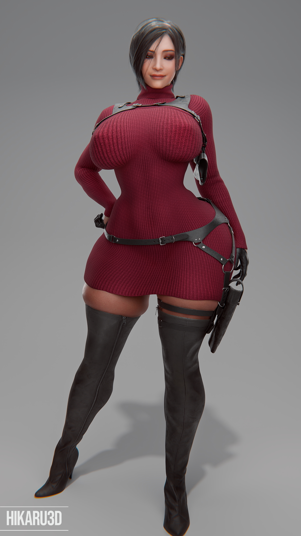 Ada Wong Photoshoot Pose Resident Evil 4 Remake Resident Evil Ada Wong Ada Big Breasts Nsfw 3d Porn 3dnsfw