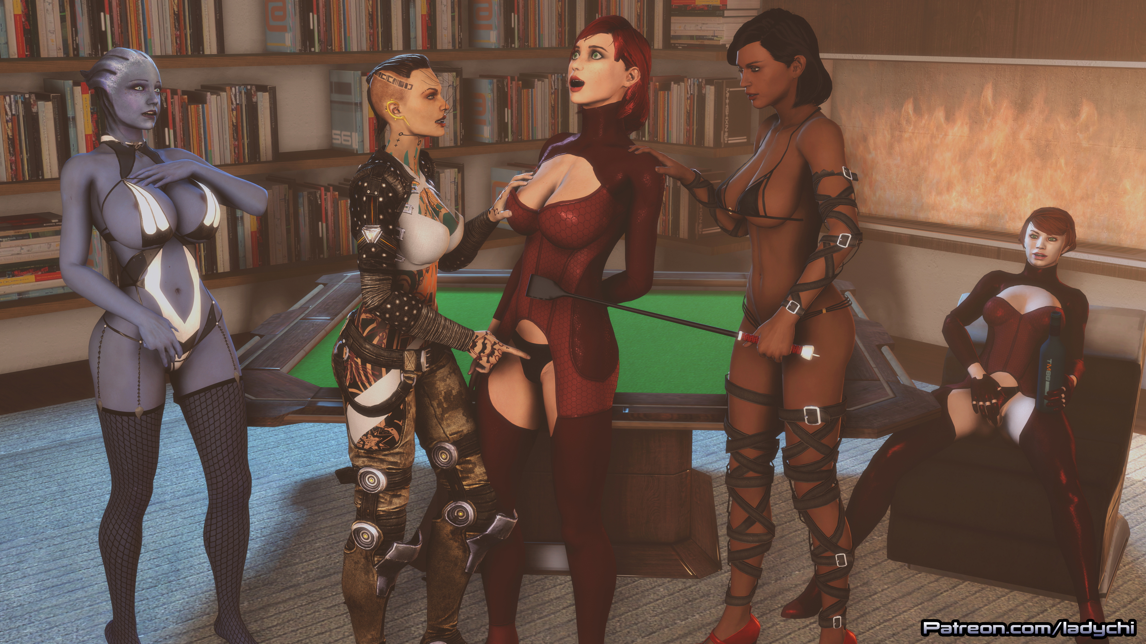 A bonus to comic:  Jack and the strippers     Mass Effect Asari (mass Effect) Jack Liara Samantha Traynor Kelly Chambers Commander Shepard Stockings Tattoo Boobs Pussy Ebony Bdsm Bondage Lesbian Nude Naked Stripper Fully Naked Sfm Rough Sex Lesbians Orgy 3