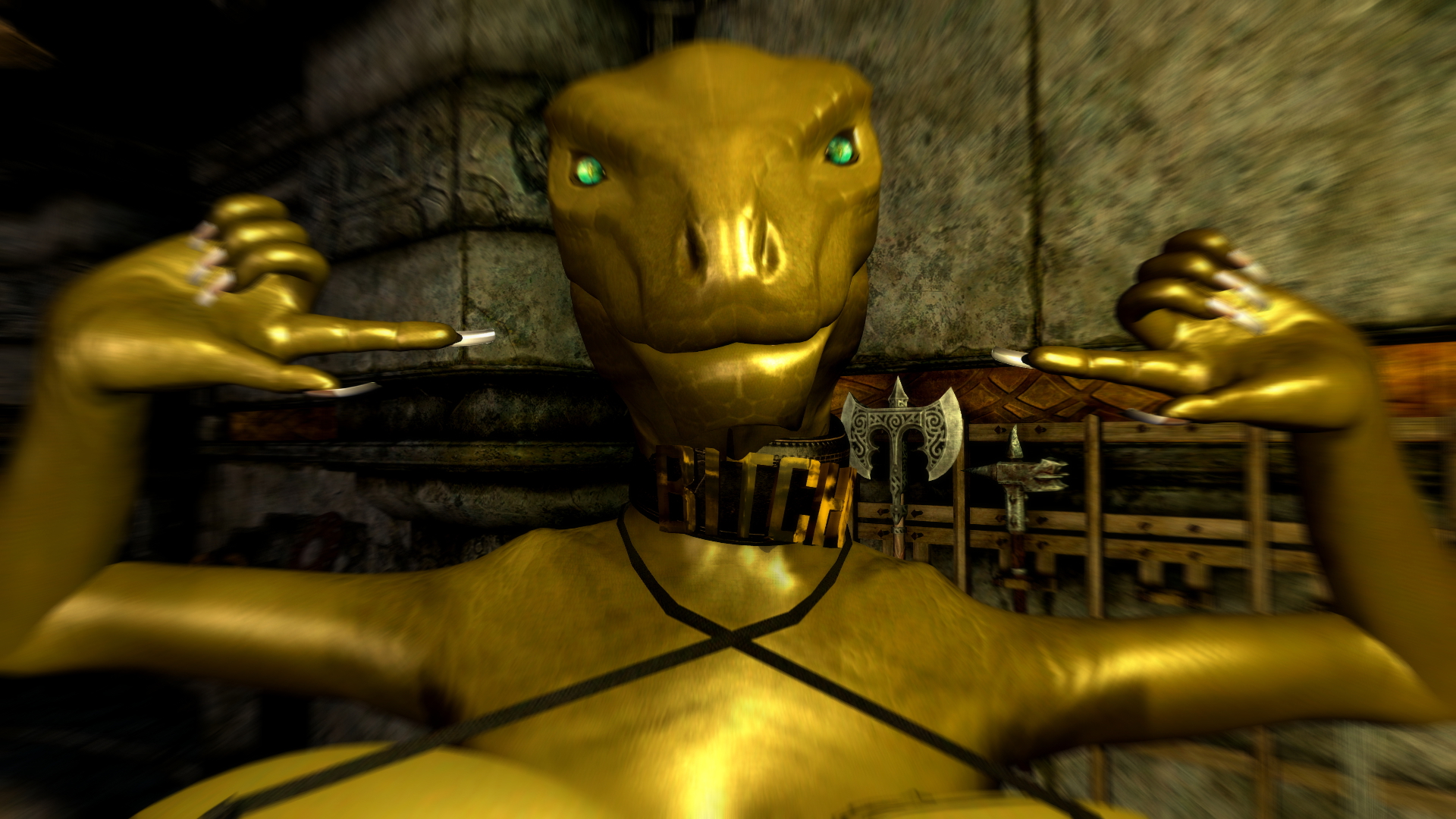 TES Skyrim #2 Skyrim Big Ass Big Tits Argonian Furry Bimbo 6