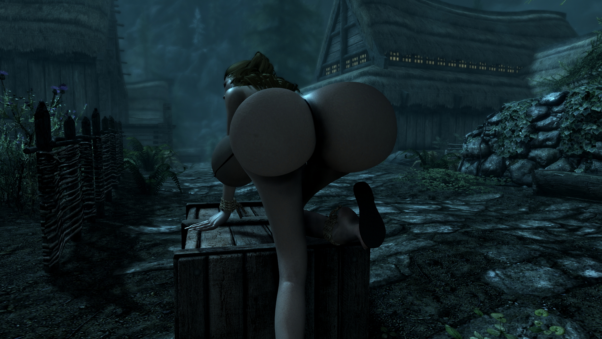 TES Skyrim #2 Skyrim Big Ass Big Tits Argonian Furry Bimbo 13