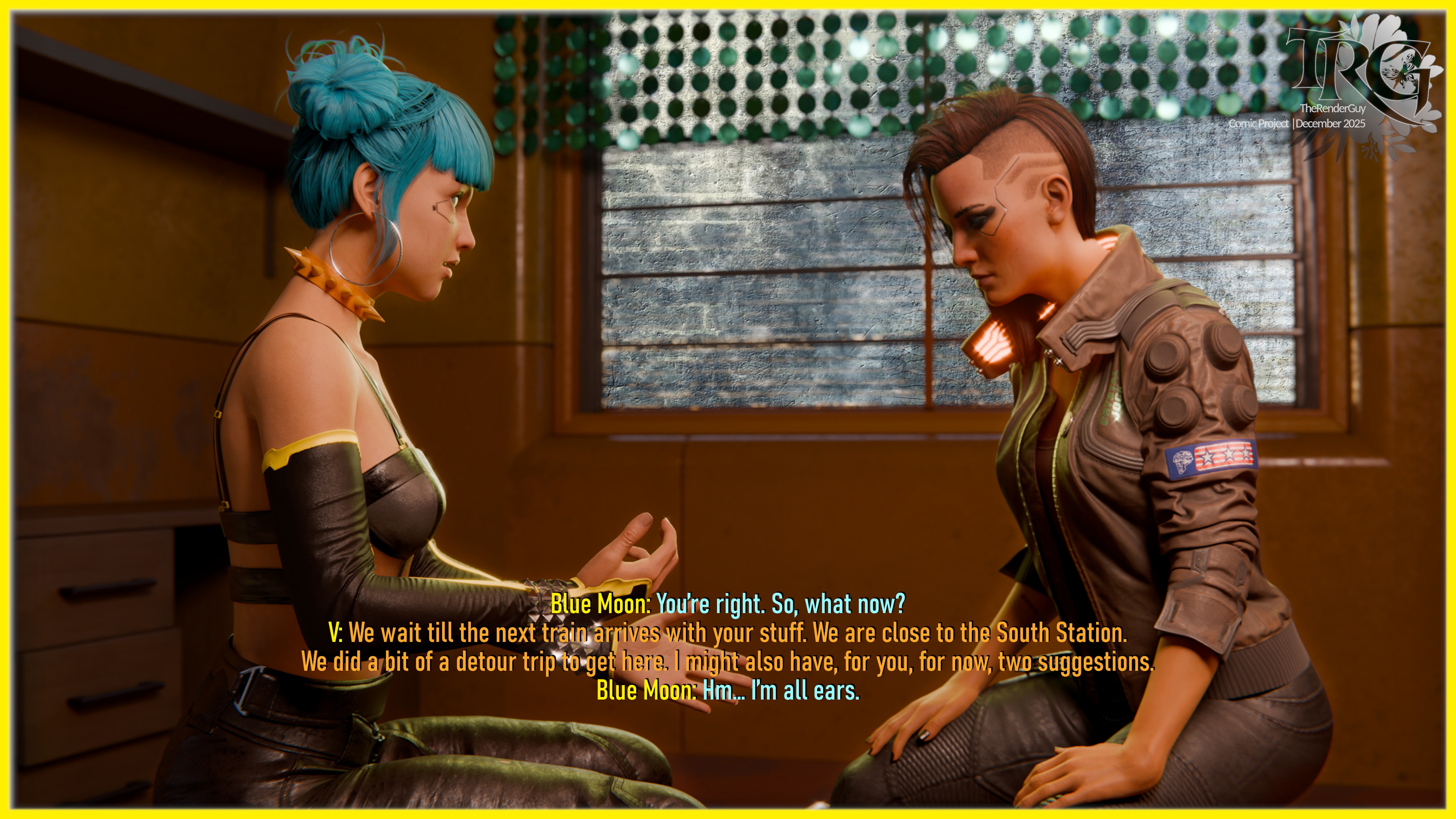 Once in a Blue Moon  in Night City   Scene 3  21