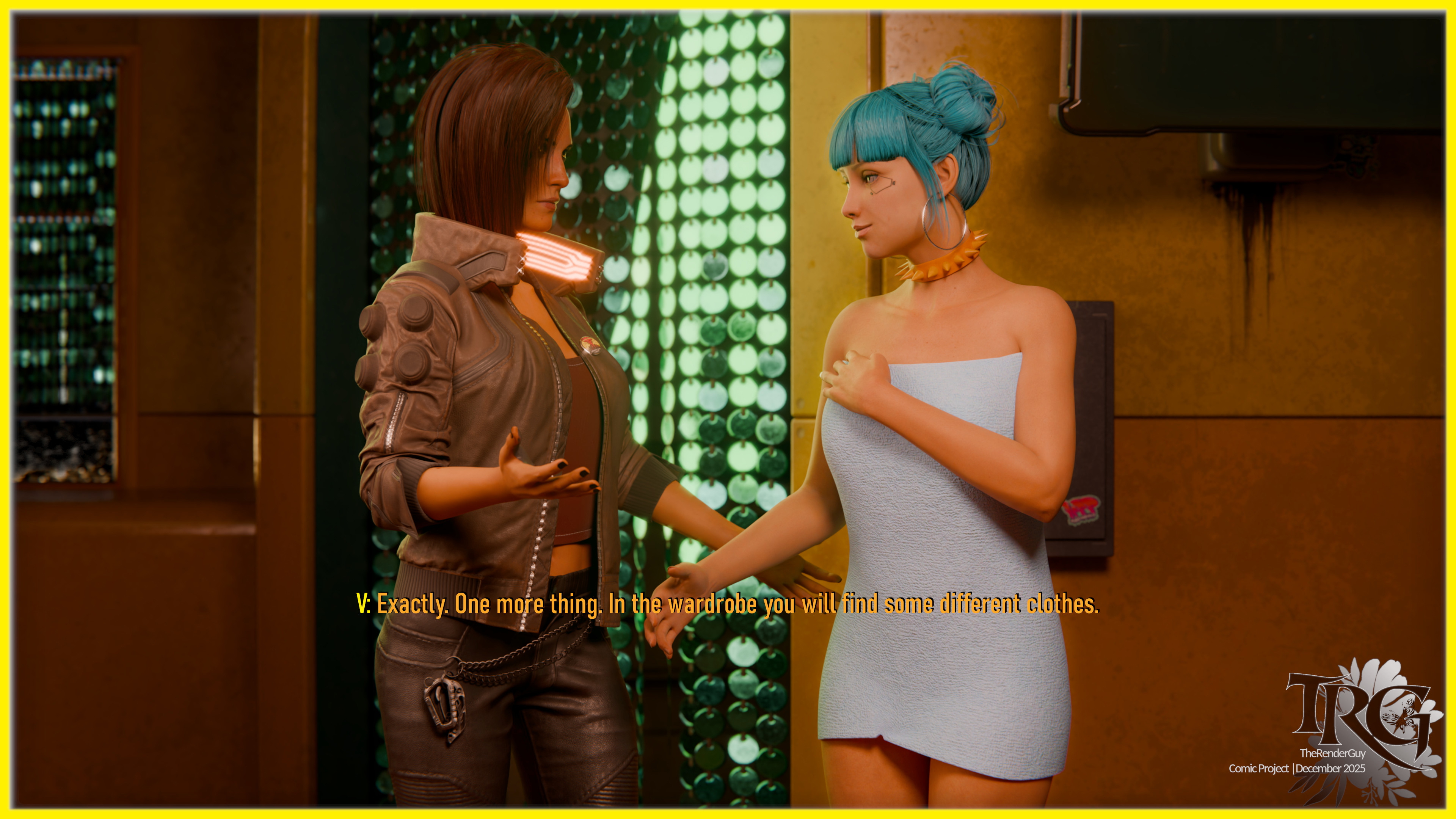 Once in a Blue Moon  in Night City   Scene 3  45