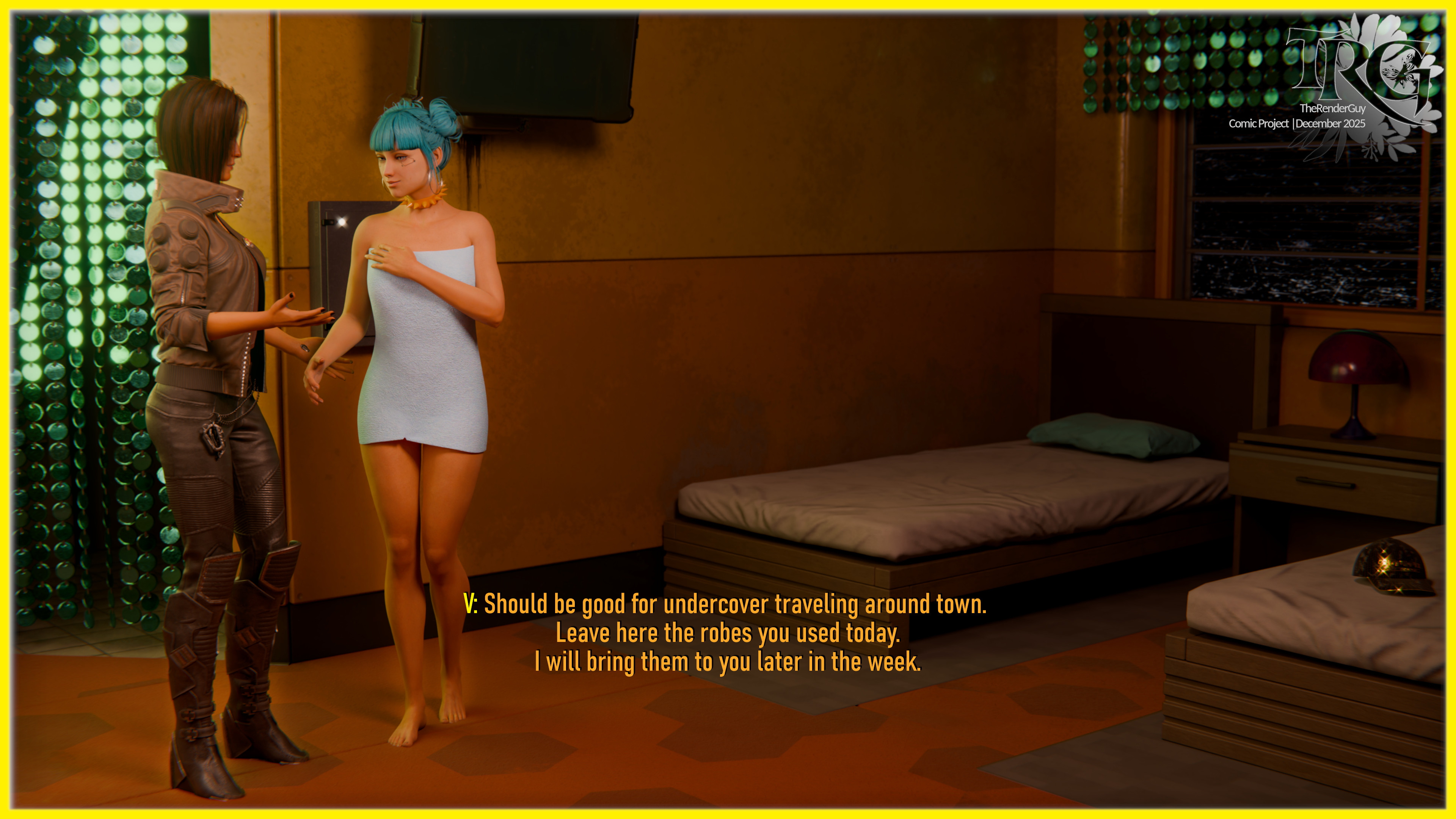 Once in a Blue Moon  in Night City   Scene 3  46