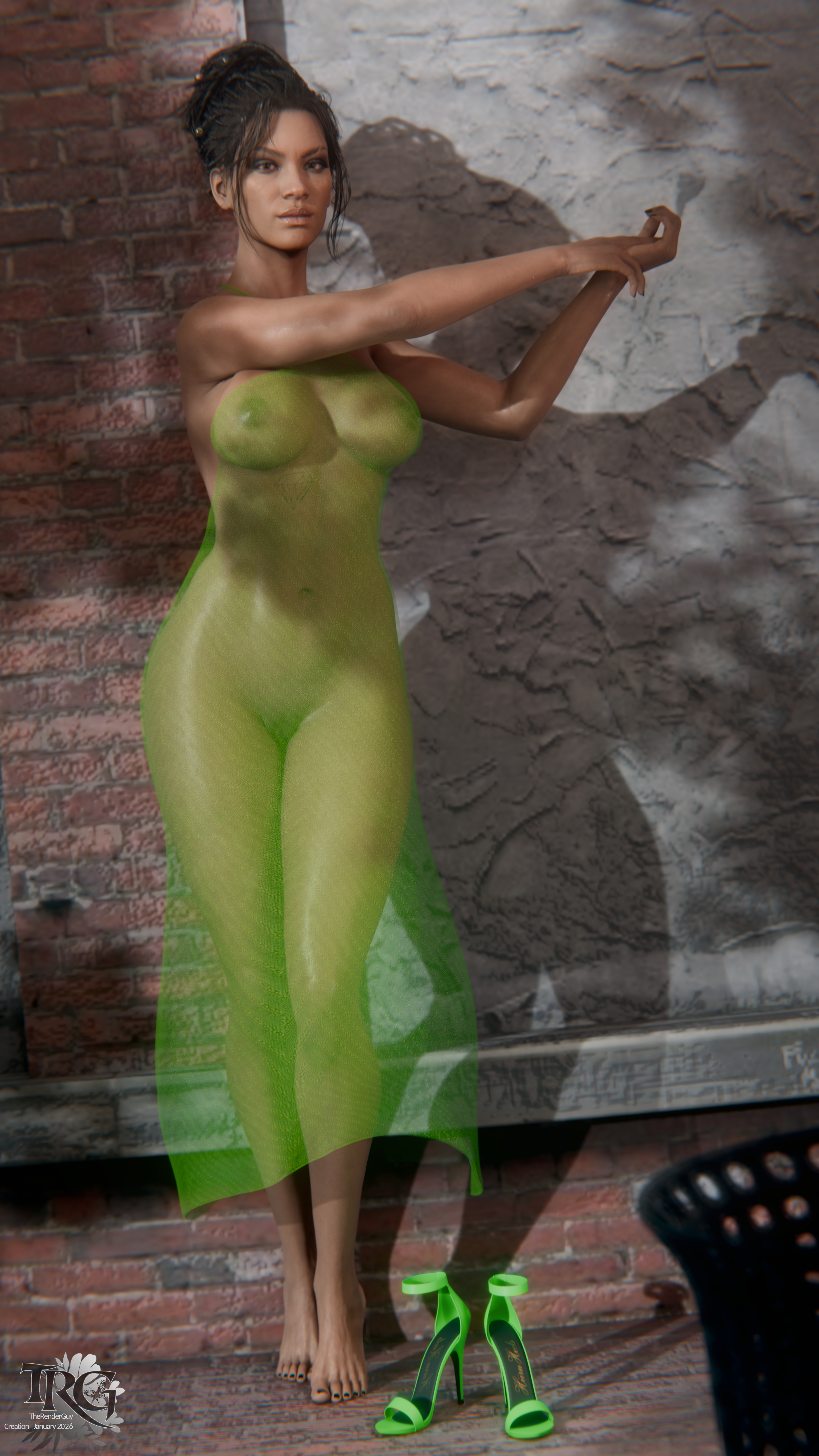 Nomad in Green  UHD+  Transparent