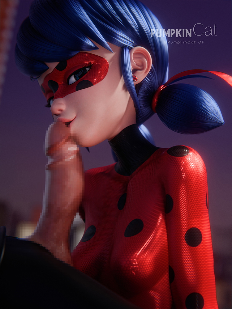 Goodnight kiss for my kitten Marinette (miraculousladybug) Miraculous Ladybug Blowjob Blowjob Gesture Kiss Kissing Kissing Cock