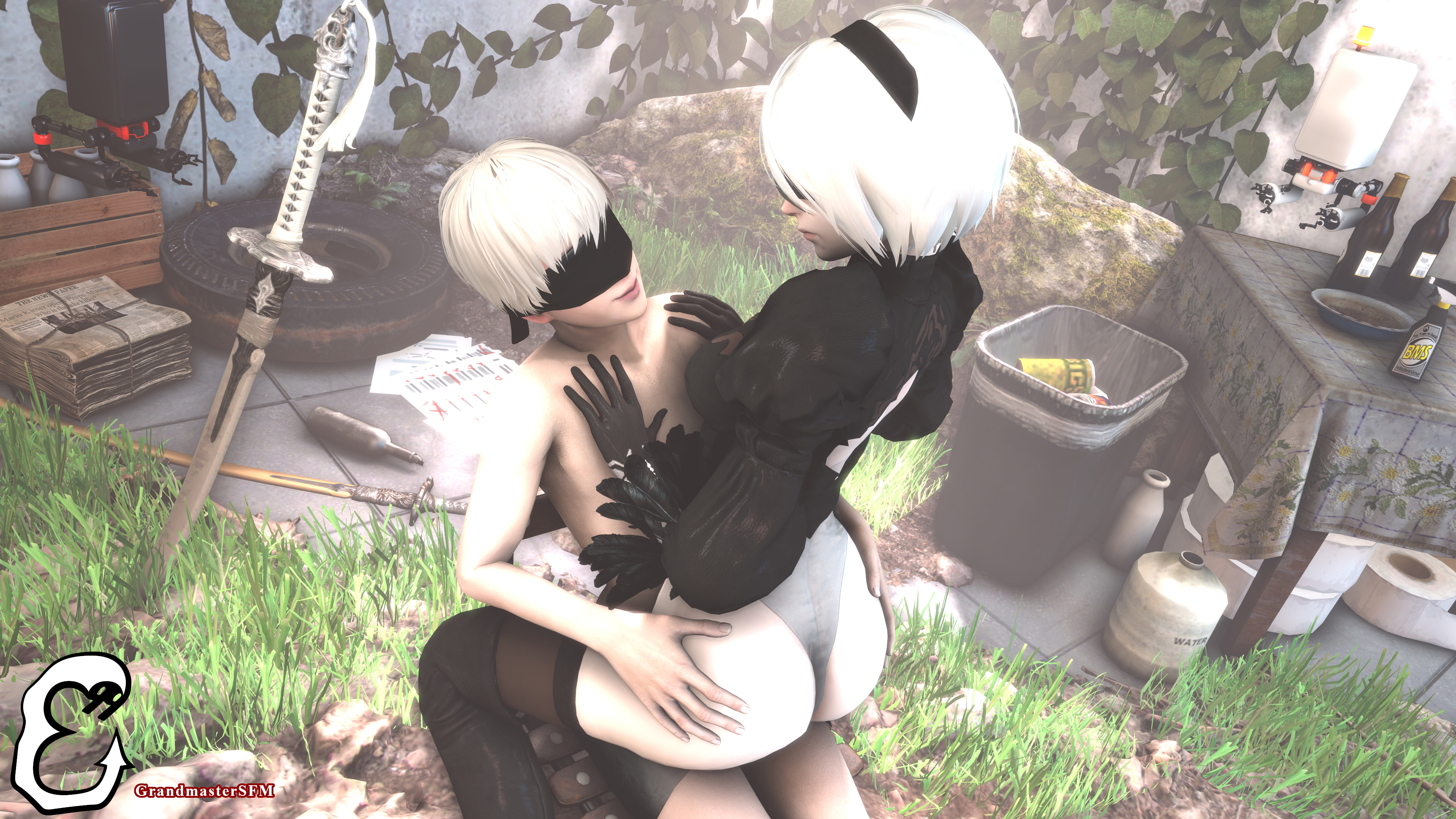 9Seat Nier (series) Nier Automata 9s Yorha 9s 2b Yorha2b Yorha 2b Yorha A2 A2 Source Filmmaker Sfm
