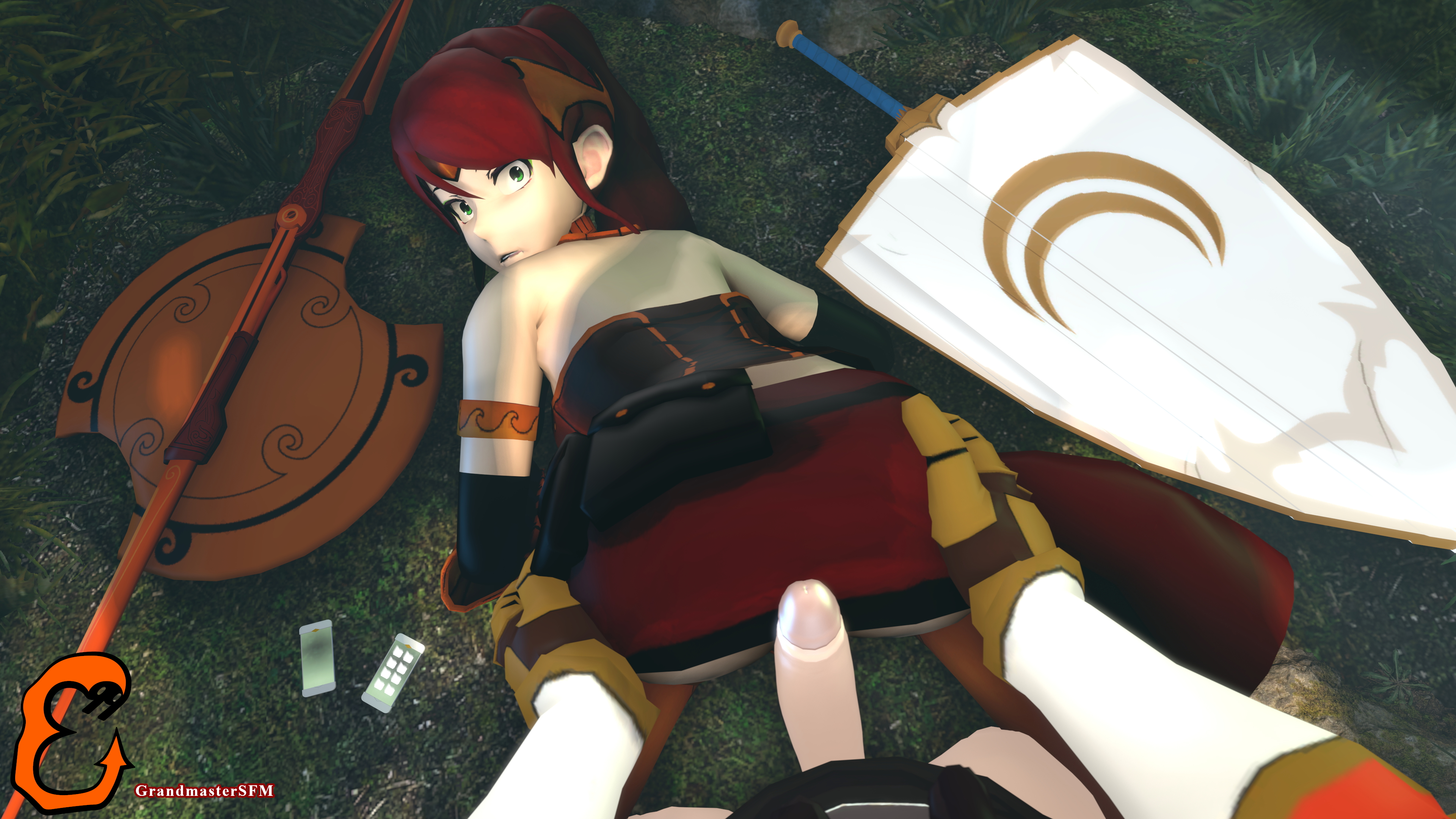 Pumpkin Pete s Princess Pyrrha Nikos Jaune Arc Rwby Source Filmmaker Sfm 5
