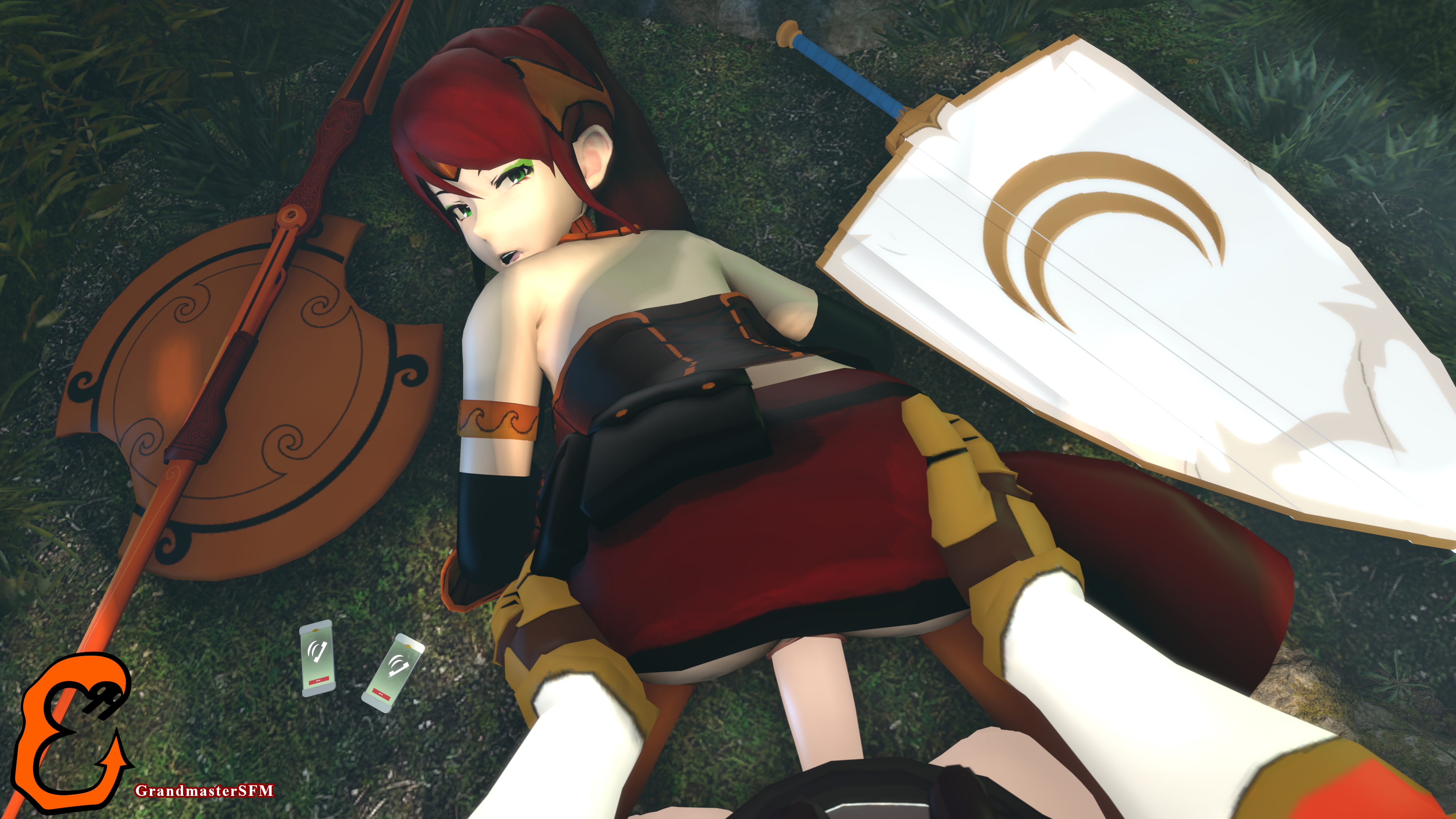Pumpkin Pete s Princess Pyrrha Nikos Jaune Arc Rwby Source Filmmaker Sfm 9