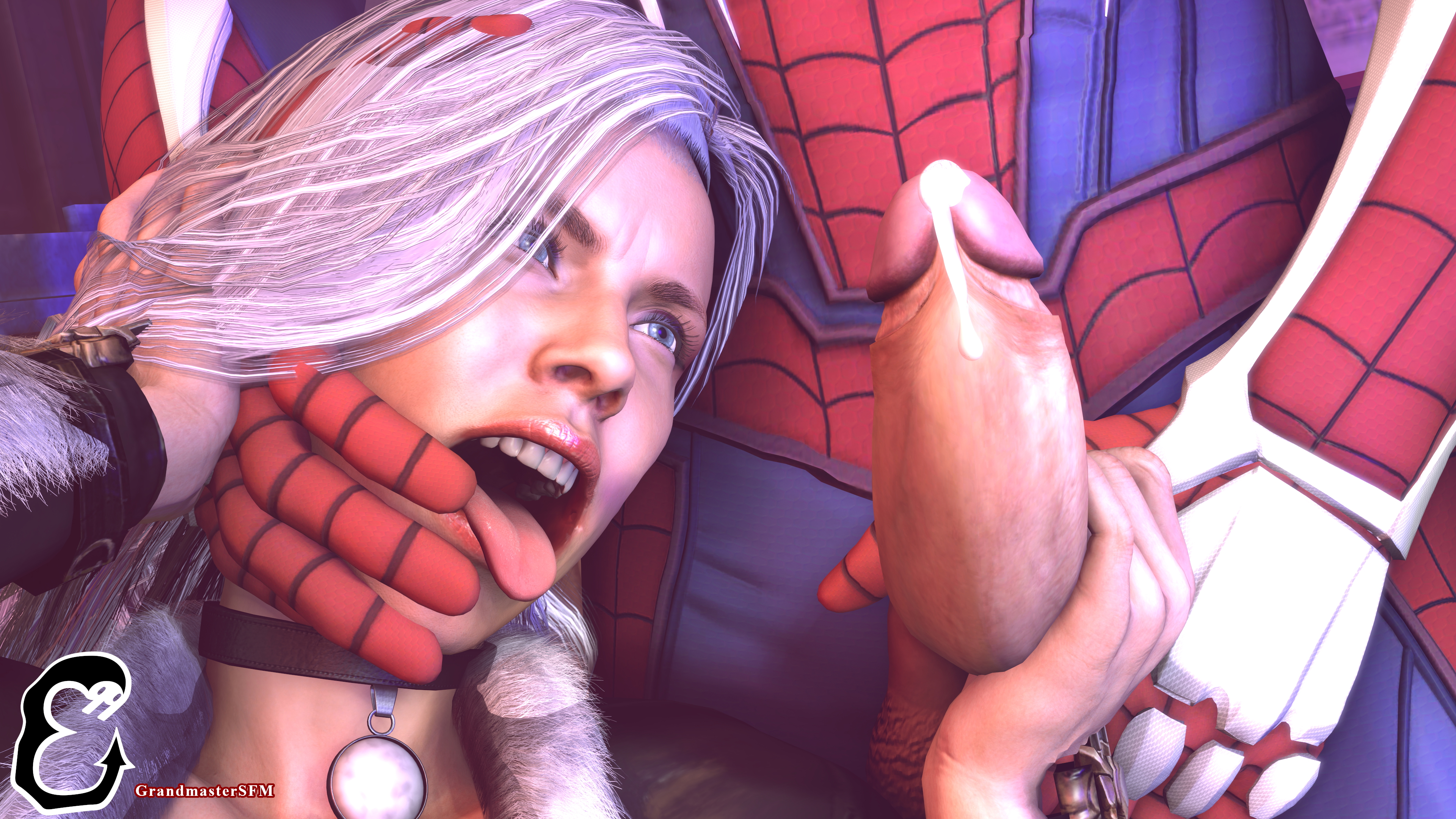 Kitty Needs Her Milk Spider-man Spiderman Peter Parker Black Cat Felicia Hardy Marvel Source Filmmaker Sfm Blowjob Sloppy Blowjob Oral Sex Oral Sucking Cock Sucking 9