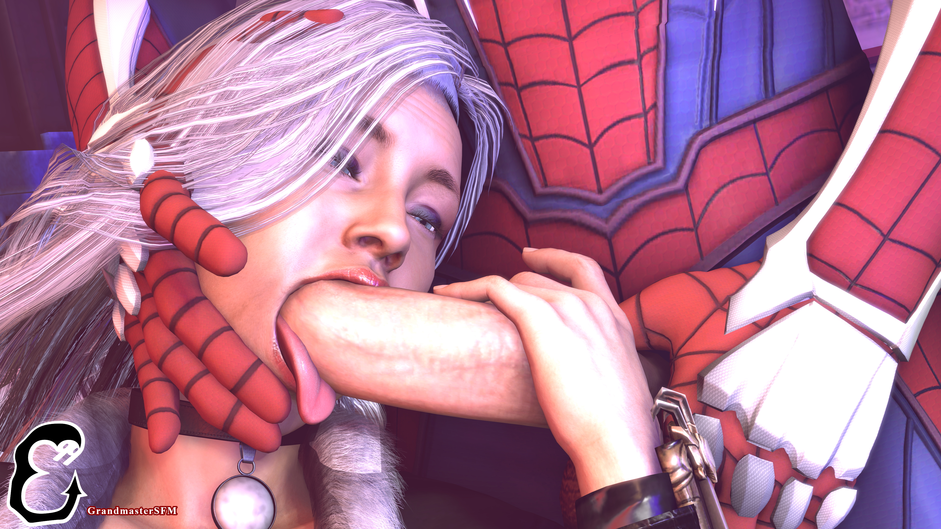 Kitty Needs Her Milk Spider-man Spiderman Peter Parker Black Cat Felicia Hardy Marvel Source Filmmaker Sfm Blowjob Sloppy Blowjob Oral Sex Oral Sucking Cock Sucking 19