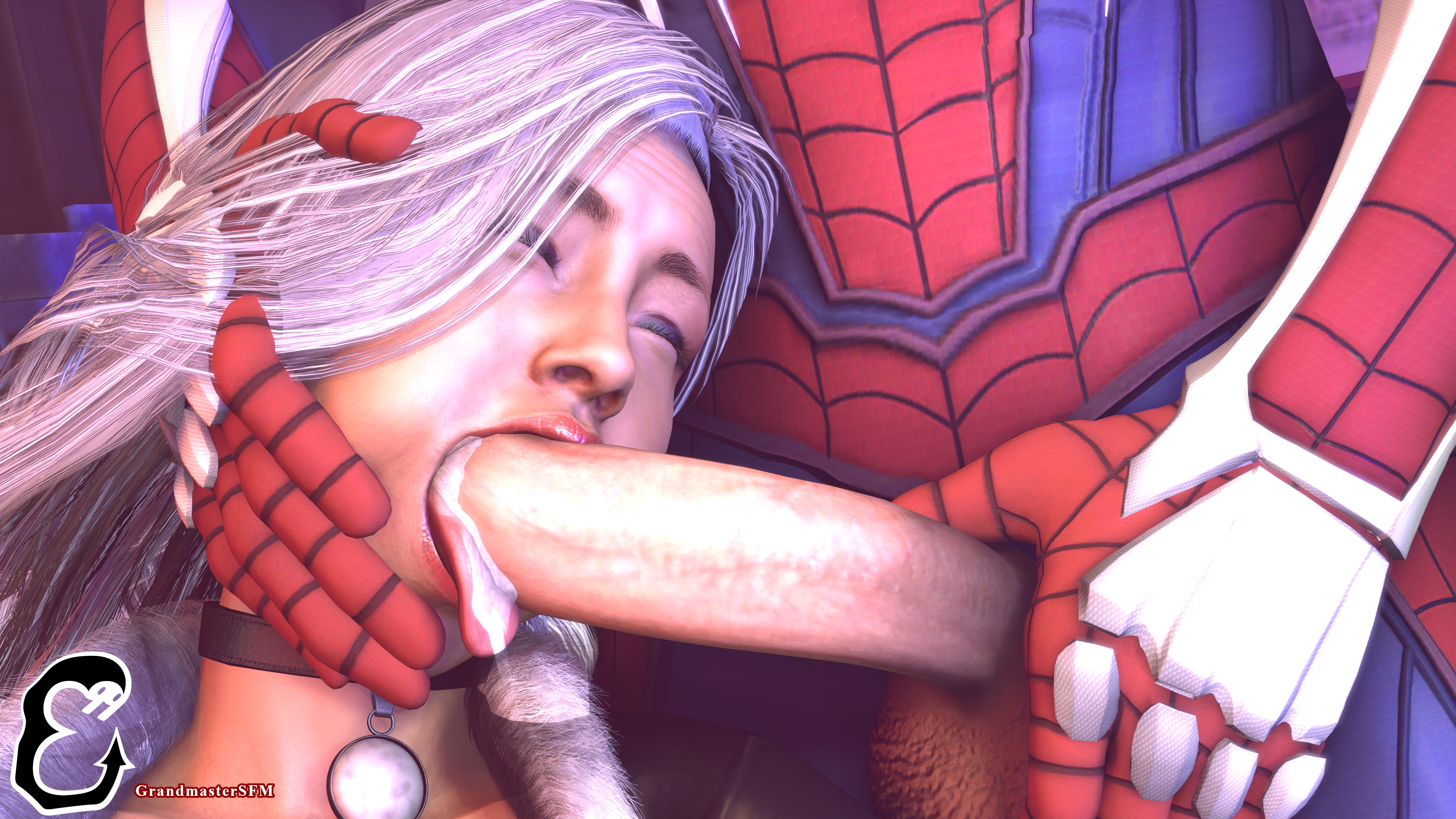 Kitty Needs Her Milk Spider-man Spiderman Peter Parker Black Cat Felicia Hardy Marvel Source Filmmaker Sfm Blowjob Sloppy Blowjob Oral Sex Oral Sucking Cock Sucking 29
