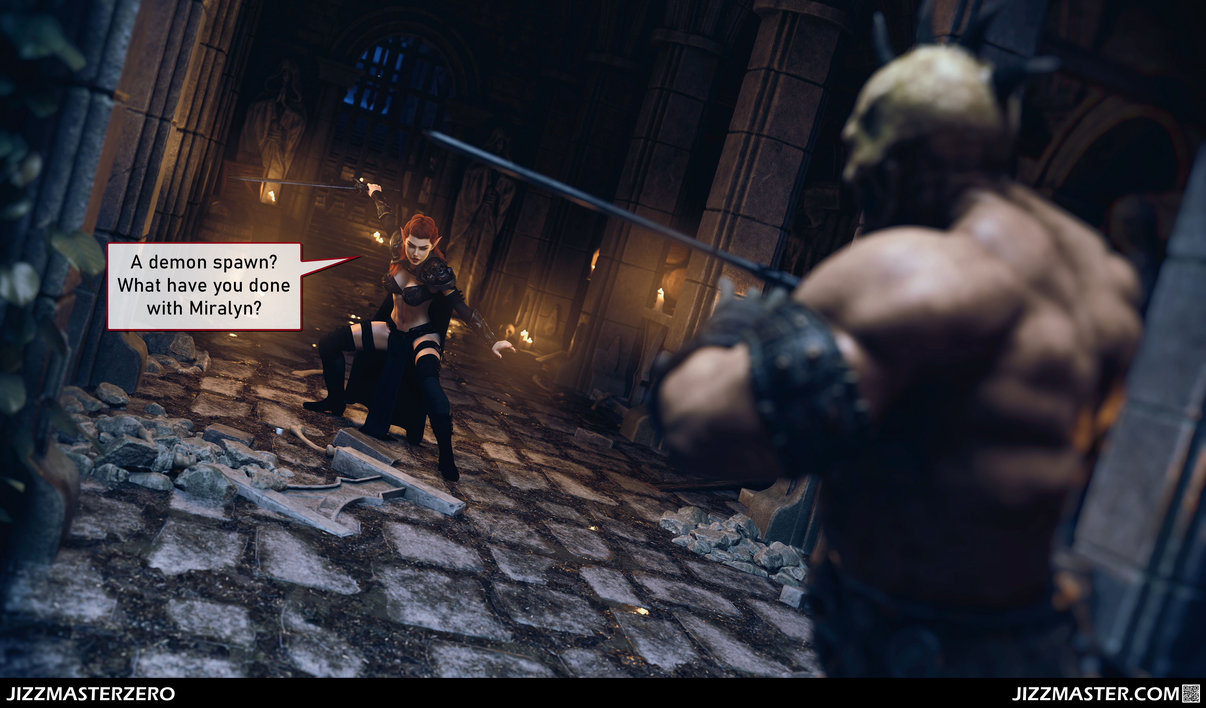 Erynthel & Miralyn VS The Demon Spawn 03