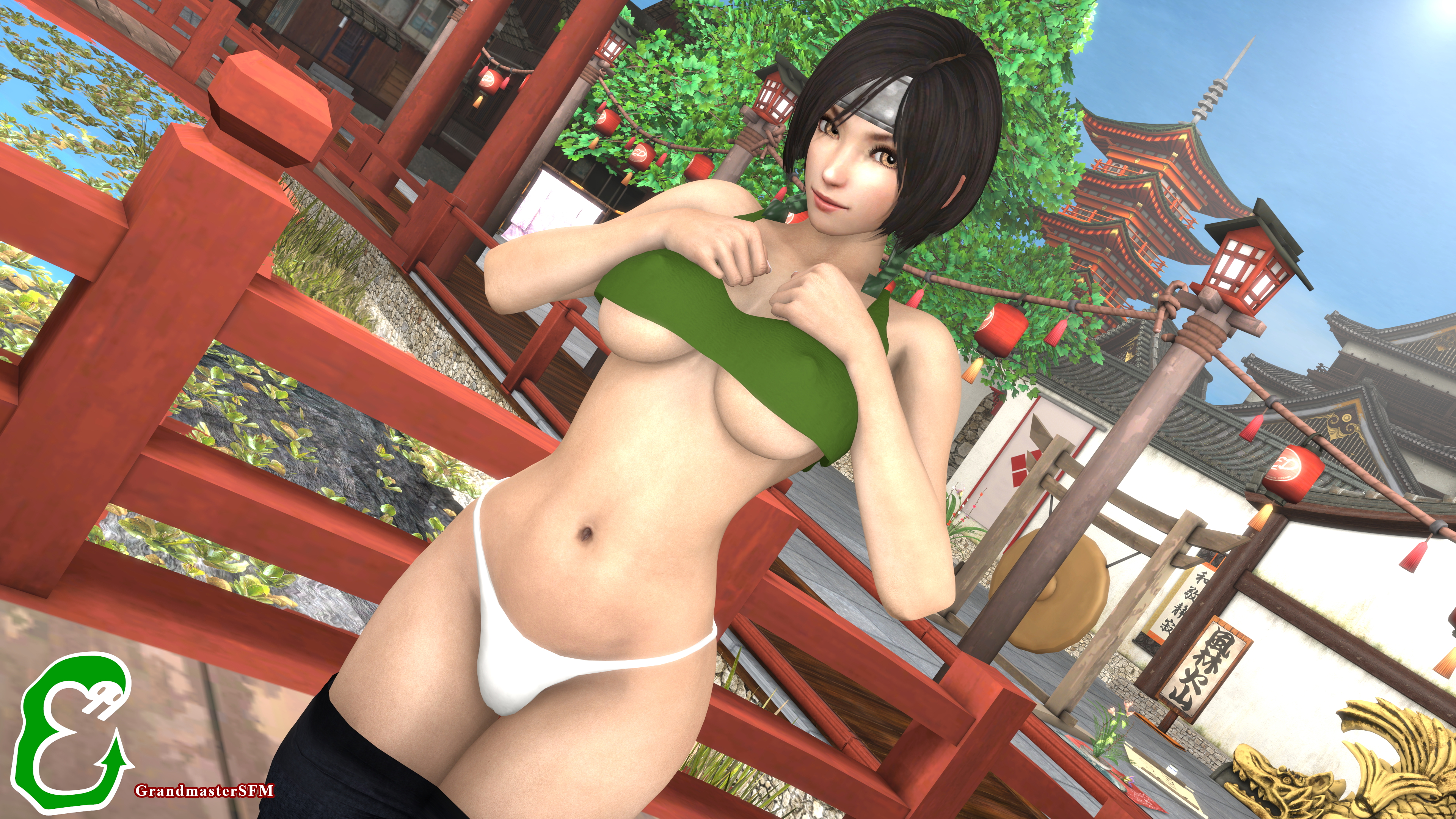 Gift From Wutai Final Fantasy Final Fantasy 7 Final Fantasy VII Ff7 Yuffie Kisaragi Finalfantasy Source Filmmaker Sfm Hairy Pussy Hairy Pubic Hair Pregnant