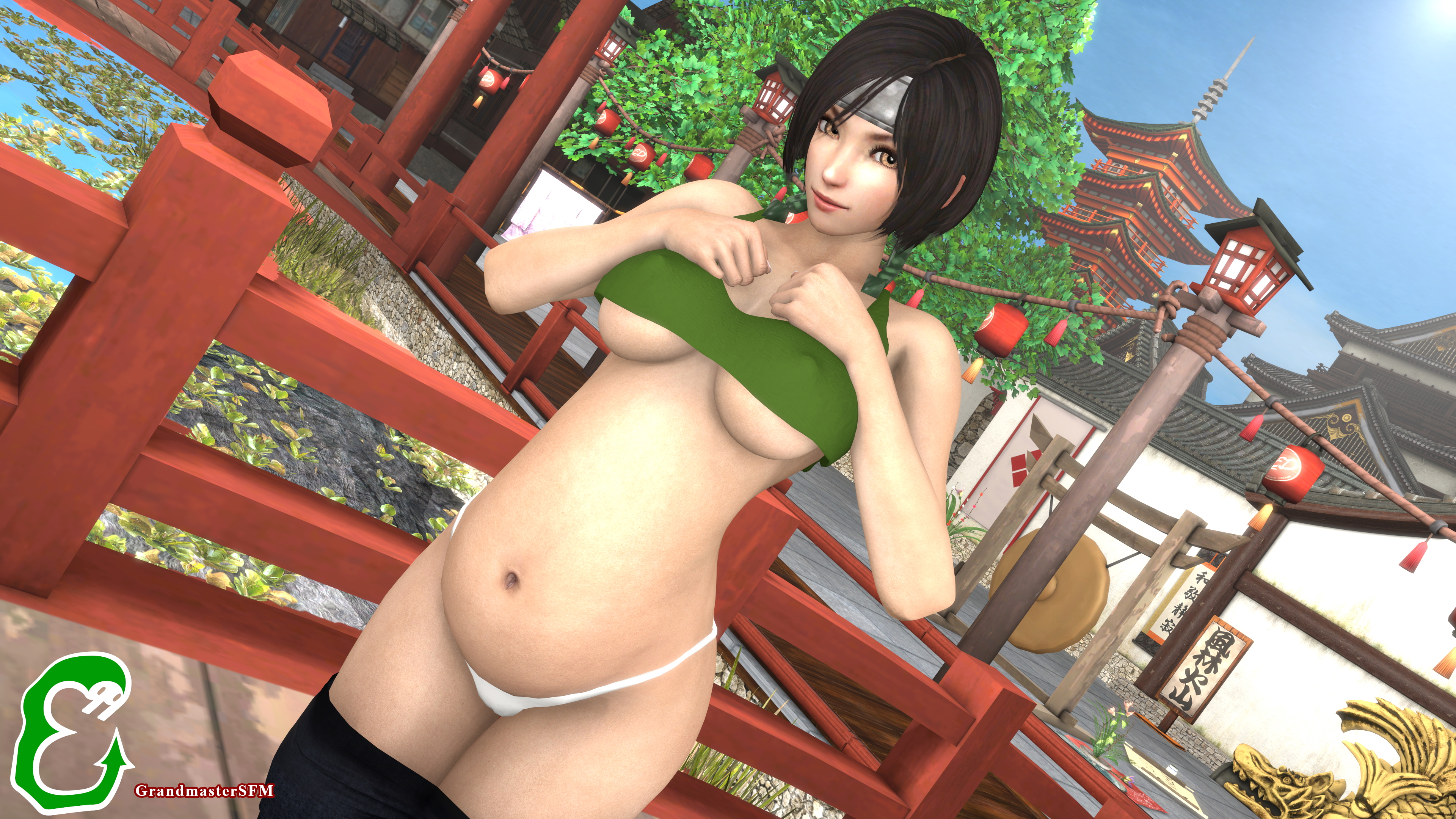 Gift From Wutai Final Fantasy Final Fantasy 7 Final Fantasy VII Ff7 Yuffie Kisaragi Finalfantasy Source Filmmaker Sfm Hairy Pussy Hairy Pubic Hair Pregnant 9