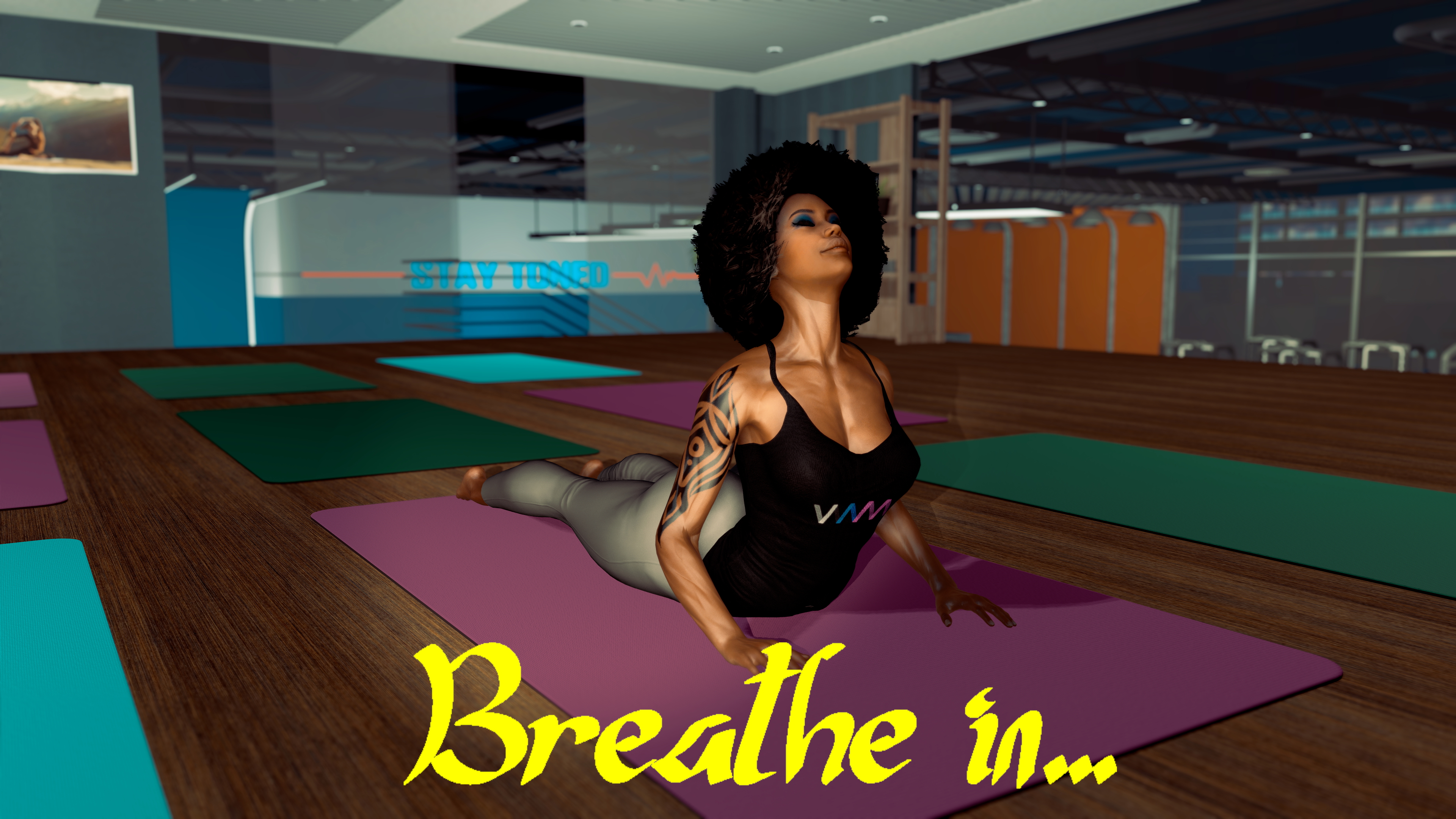 Stretching Out  Ebony Interracial Big Dick Bwc Gym Yoga Deep throat Cum Covered Piledrive Ass Up Fingering Pussy Cunnilingus Anal 2