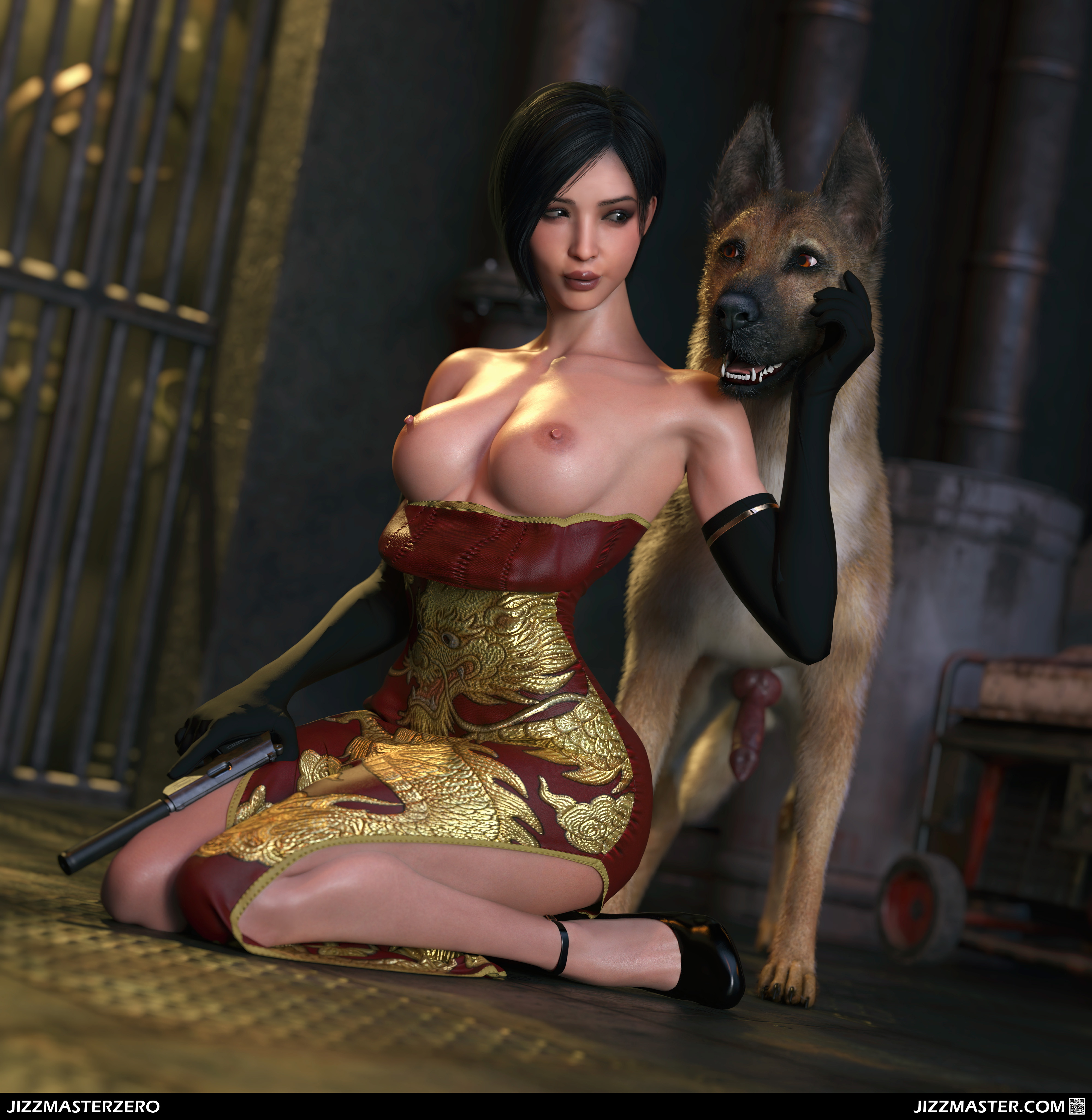 Ada Wong X Dog