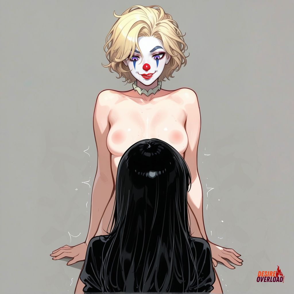 The full magic trick is waiting for you here...  by Desire Overload  Clown Blowjob Futa Tits Fantasy