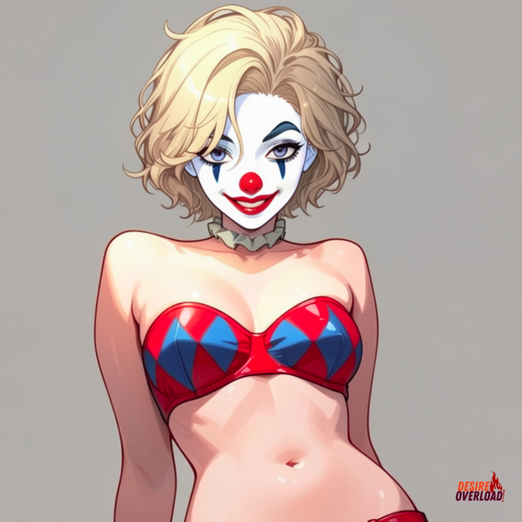 The full magic trick is waiting for you here...  by Desire Overload  Clown Blowjob Futa Tits Fantasy 2