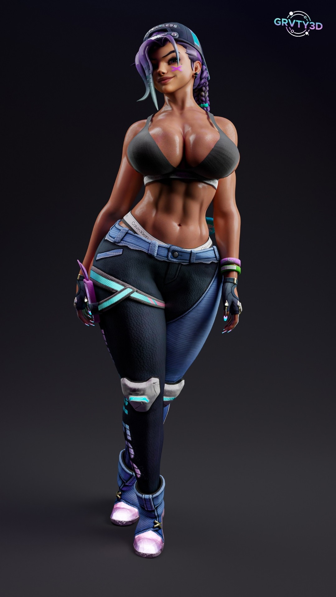 💜 Thicc Sombra 💜 Sombra (overwatch) Sombra Brownskin Hot Thick Thighs Thick Thick Ass Big Ass Sexy Sexy Ass Latina Tan Skin 41