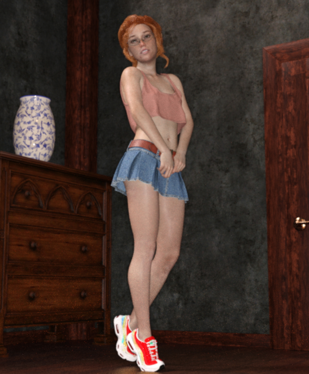 Okay  then take off your clothes